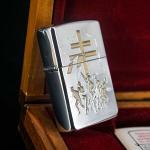 Zippo La Mã 1995 – Victoire Pour La Liberte 1945-1995 – Silver Plate – Limited 195/500 19