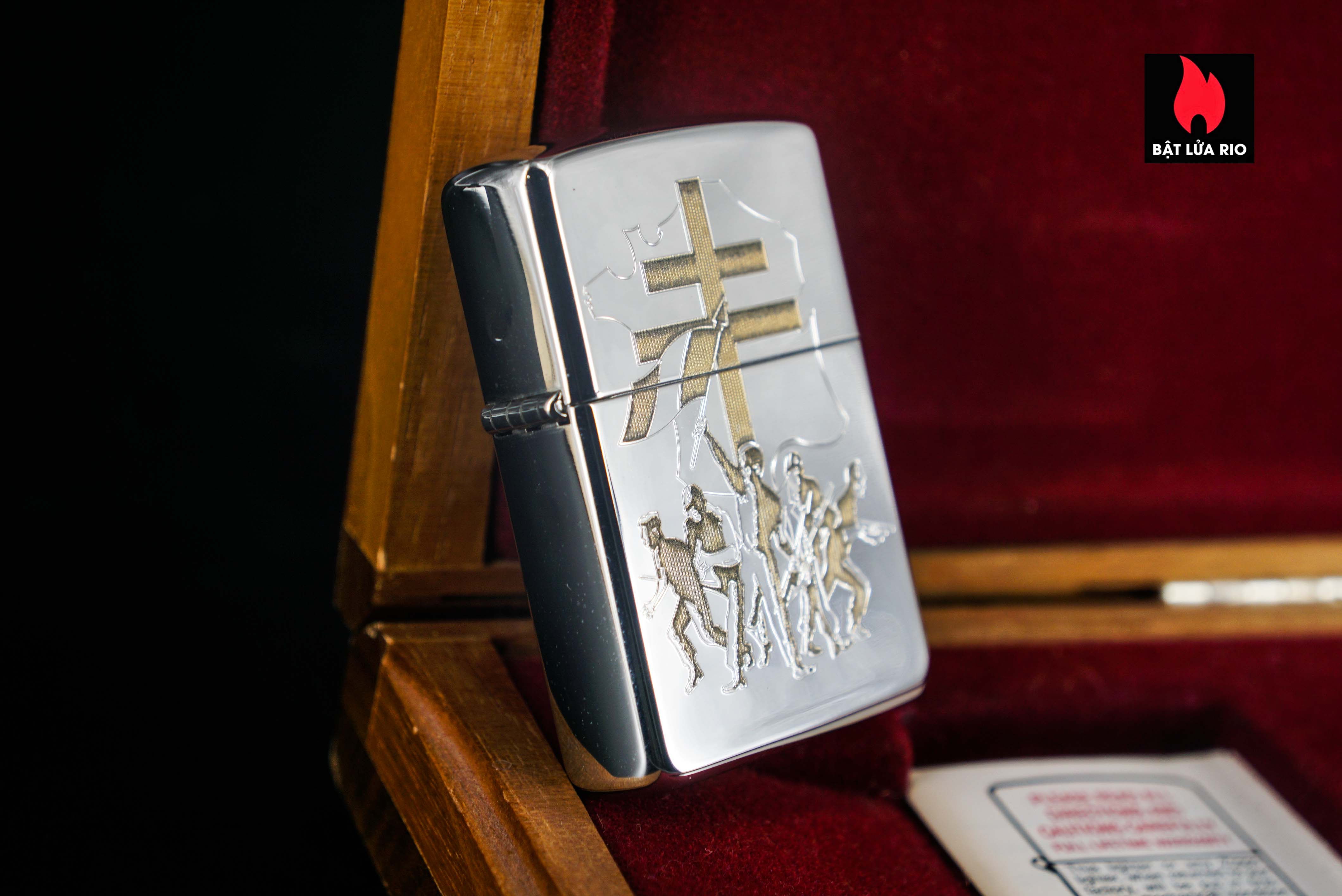 Zippo La Mã 1995 – Victoire Pour La Liberte 1945-1995 – Silver Plate – Limited 195/500 19