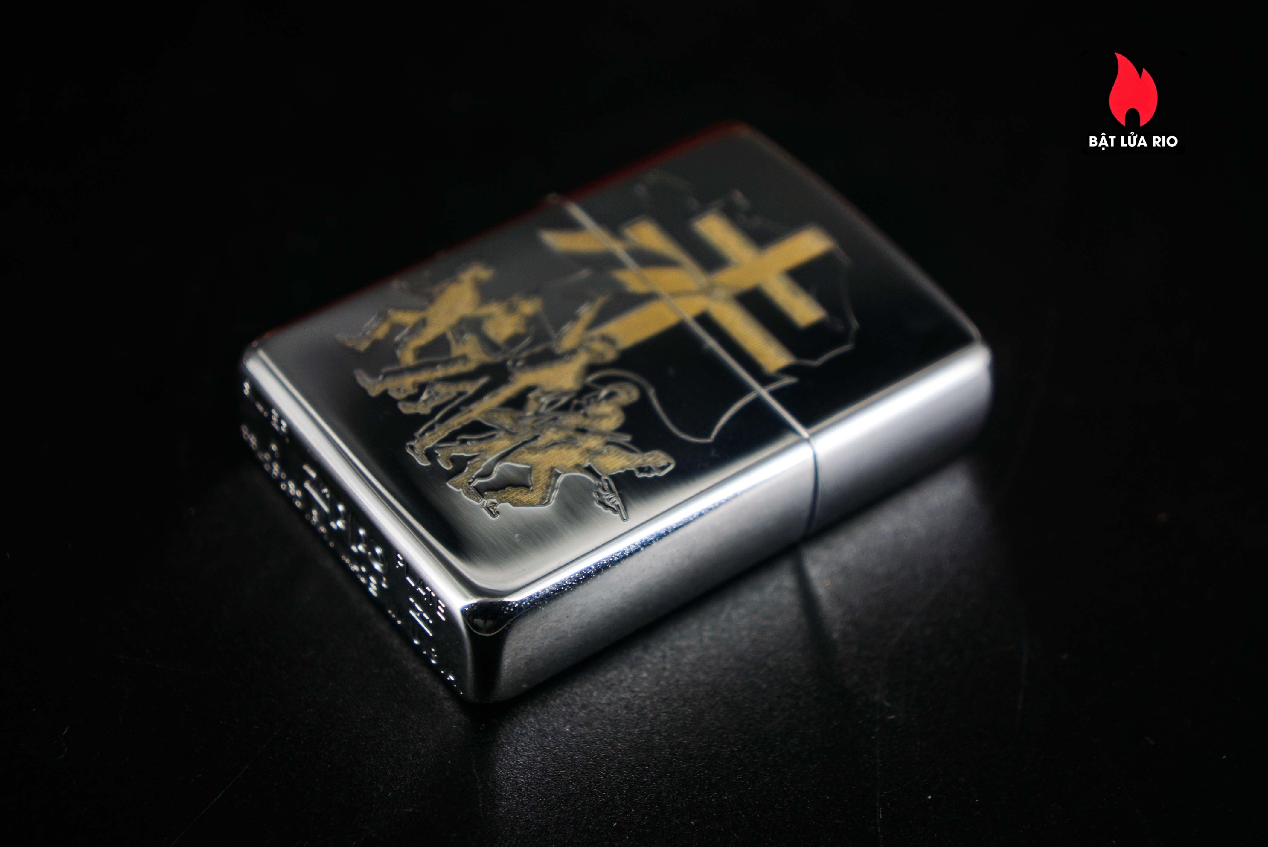 Zippo La Mã 1995 – Victoire Pour La Liberte 1945-1995 – Silver Plate – Limited 195/500 6