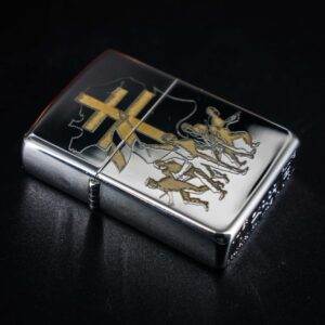 Zippo La Mã 1995 – Victoire Pour La Liberte 1945-1995 – Silver Plate – Limited 195/500 7