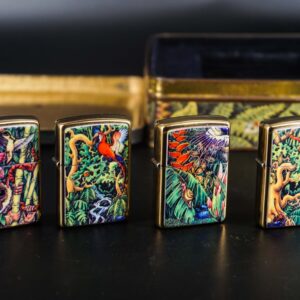 Zippo Set 1995 – Zippo Collectible 1995 COTY – Mystery of the Forest 39 Zippo Set 1995 – Zippo Collectible 1995 COTY – Mystery of the Forest 15