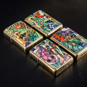 Zippo Set 1995 – Zippo Collectible 1995 COTY – Mystery of the Forest 52 Zippo Set 1995 – Zippo Collectible 1995 COTY – Mystery of the Forest 2