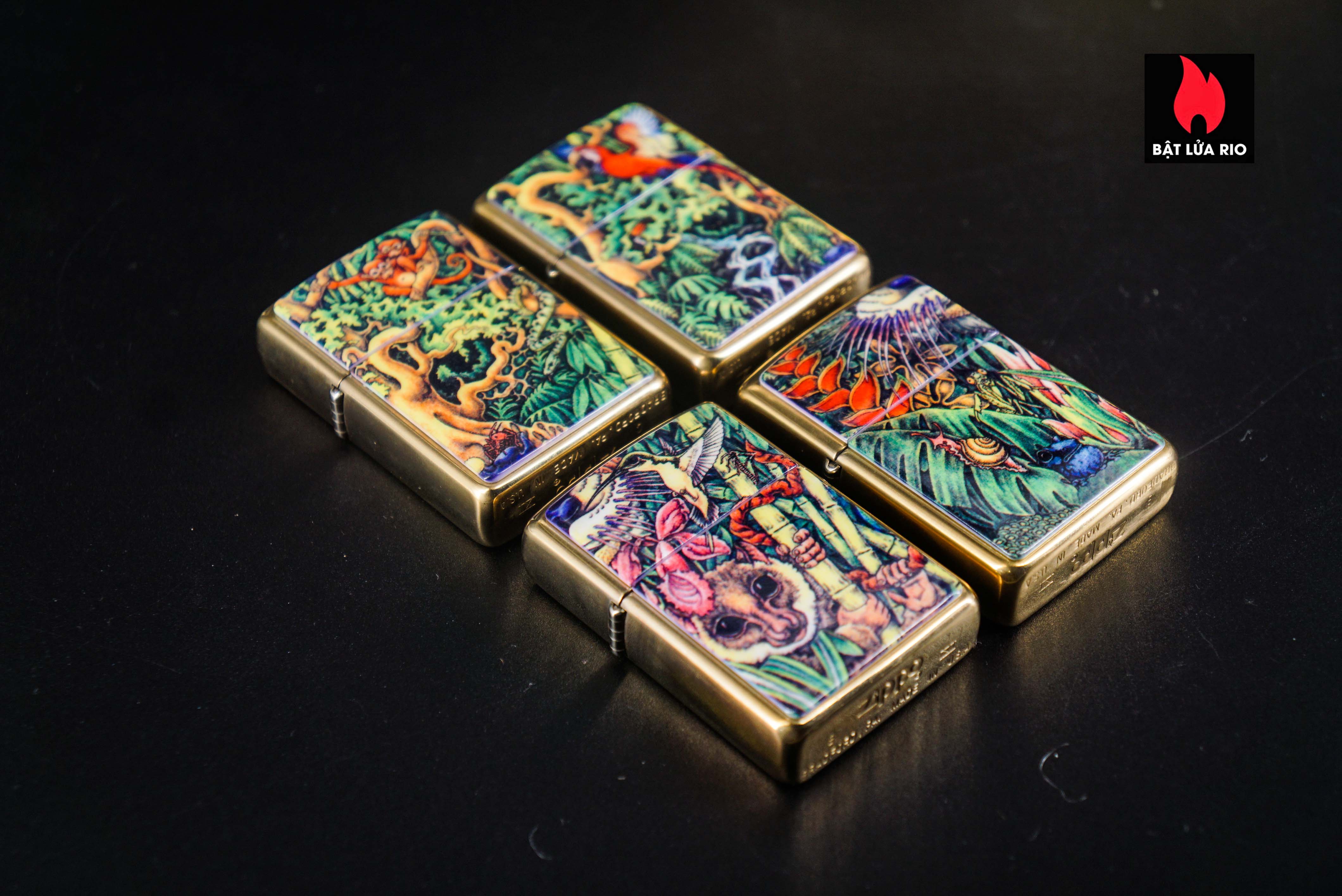 Zippo Set 1995 – Zippo Collectible 1995 COTY – Mystery of the Forest 79 Zippo Set 1995 – Zippo Collectible 1995 COTY – Mystery of the Forest 2