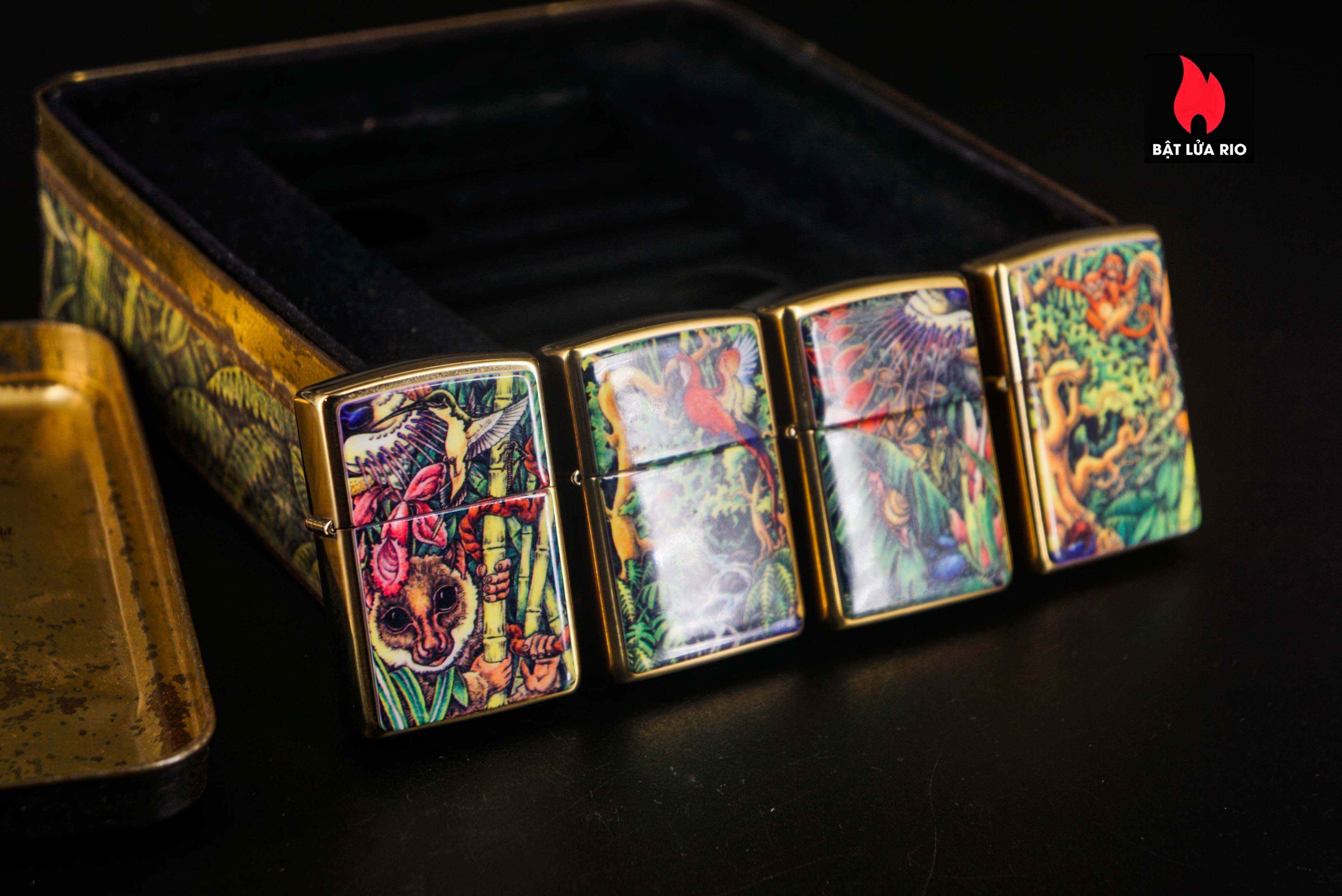 Zippo Set 1995 – Zippo Collectible 1995 COTY – Mystery of the Forest 61 Zippo Set 1995 – Zippo Collectible 1995 COTY – Mystery of the Forest 20