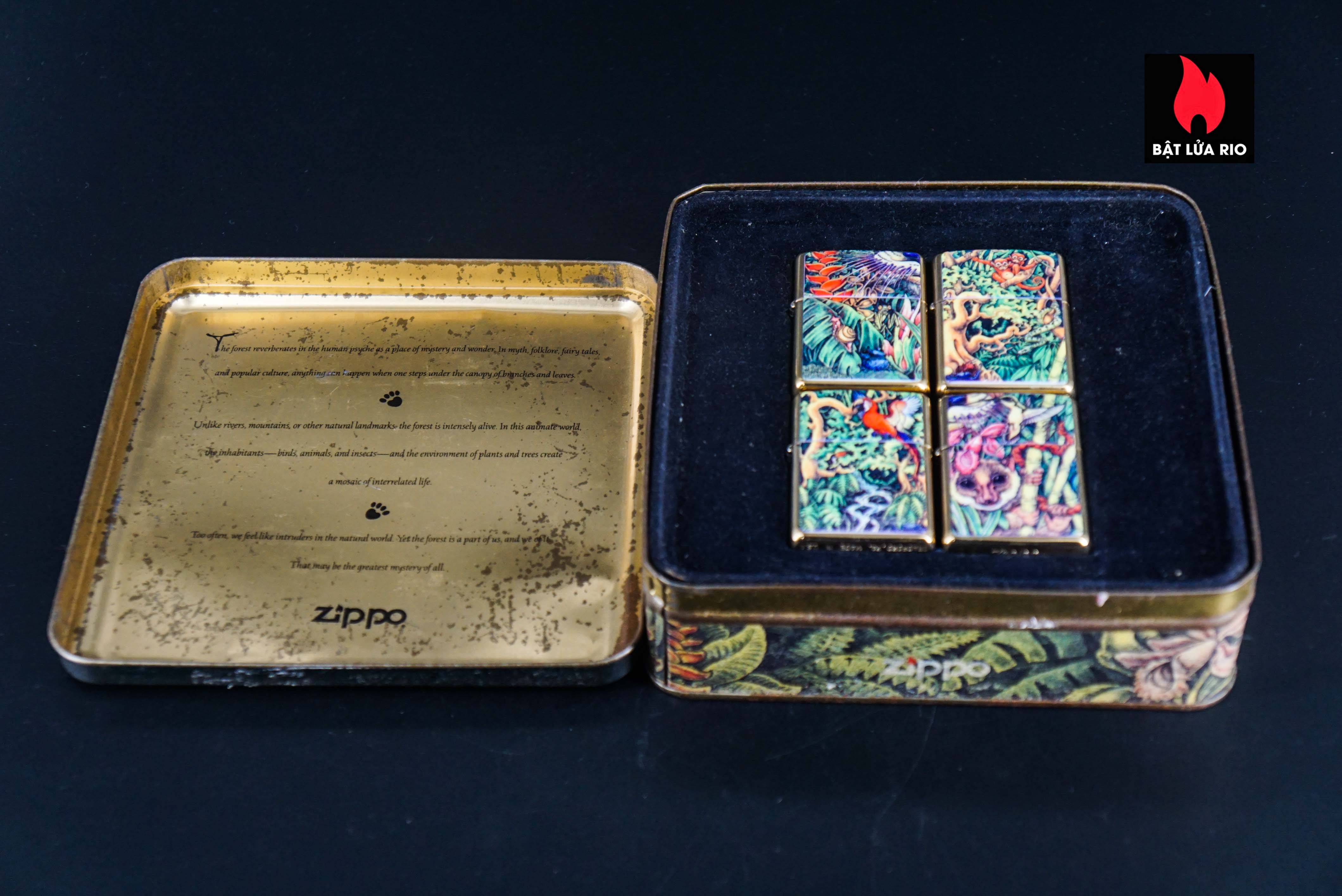 Zippo Set 1995 – Zippo Collectible 1995 COTY – Mystery of the Forest 55 Zippo Set 1995 – Zippo Collectible 1995 COTY – Mystery of the Forest 25