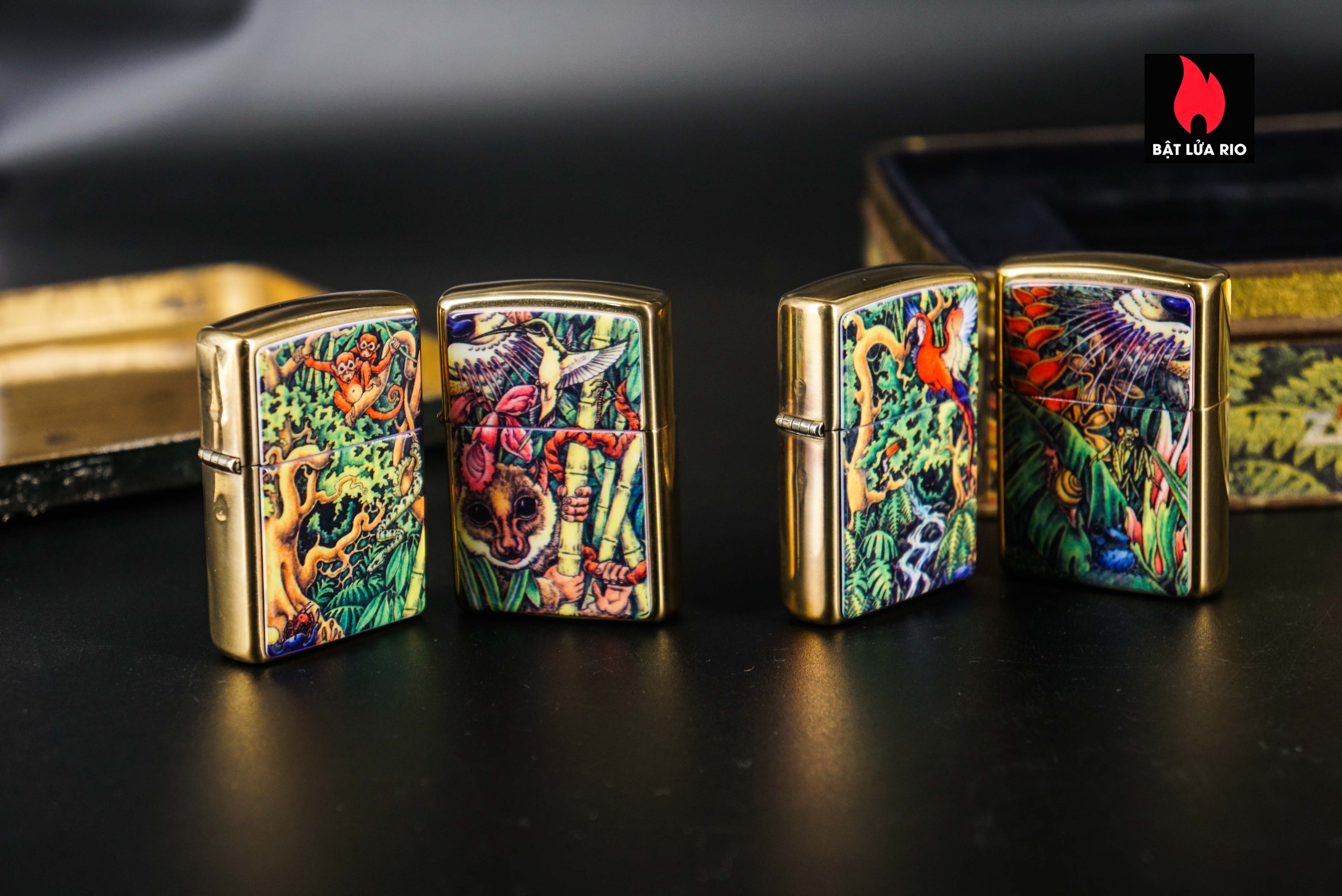 Zippo Set 1995 – Zippo Collectible 1995 COTY – Mystery of the Forest 78 Zippo Set 1995 – Zippo Collectible 1995 COTY – Mystery of the Forest 3
