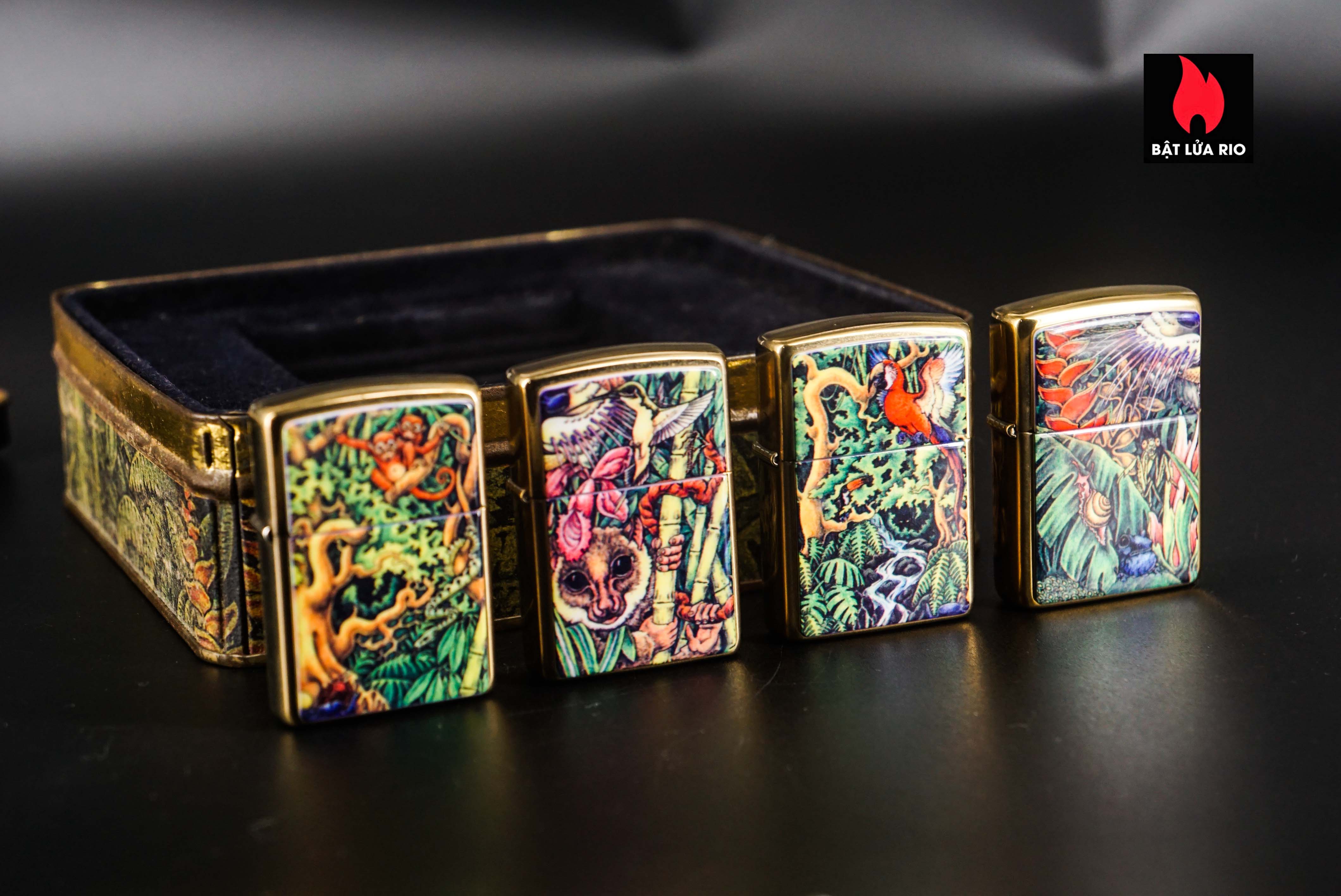 Zippo Set 1995 – Zippo Collectible 1995 COTY – Mystery of the Forest 77 Zippo Set 1995 – Zippo Collectible 1995 COTY – Mystery of the Forest 4