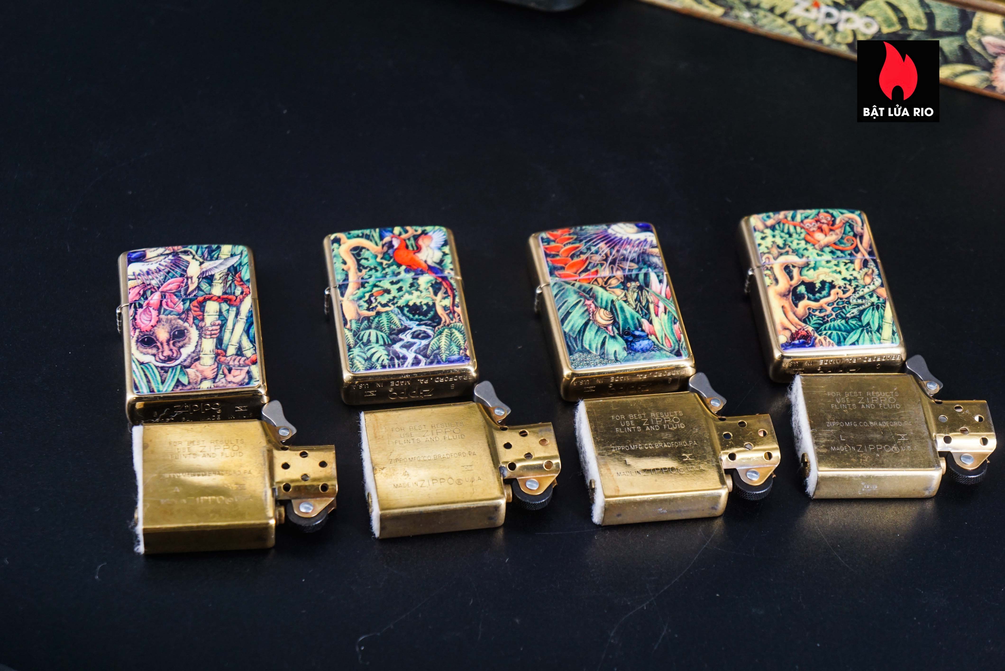 Zippo Set 1995 – Zippo Collectible 1995 COTY – Mystery of the Forest 75 Zippo Set 1995 – Zippo Collectible 1995 COTY – Mystery of the Forest 6