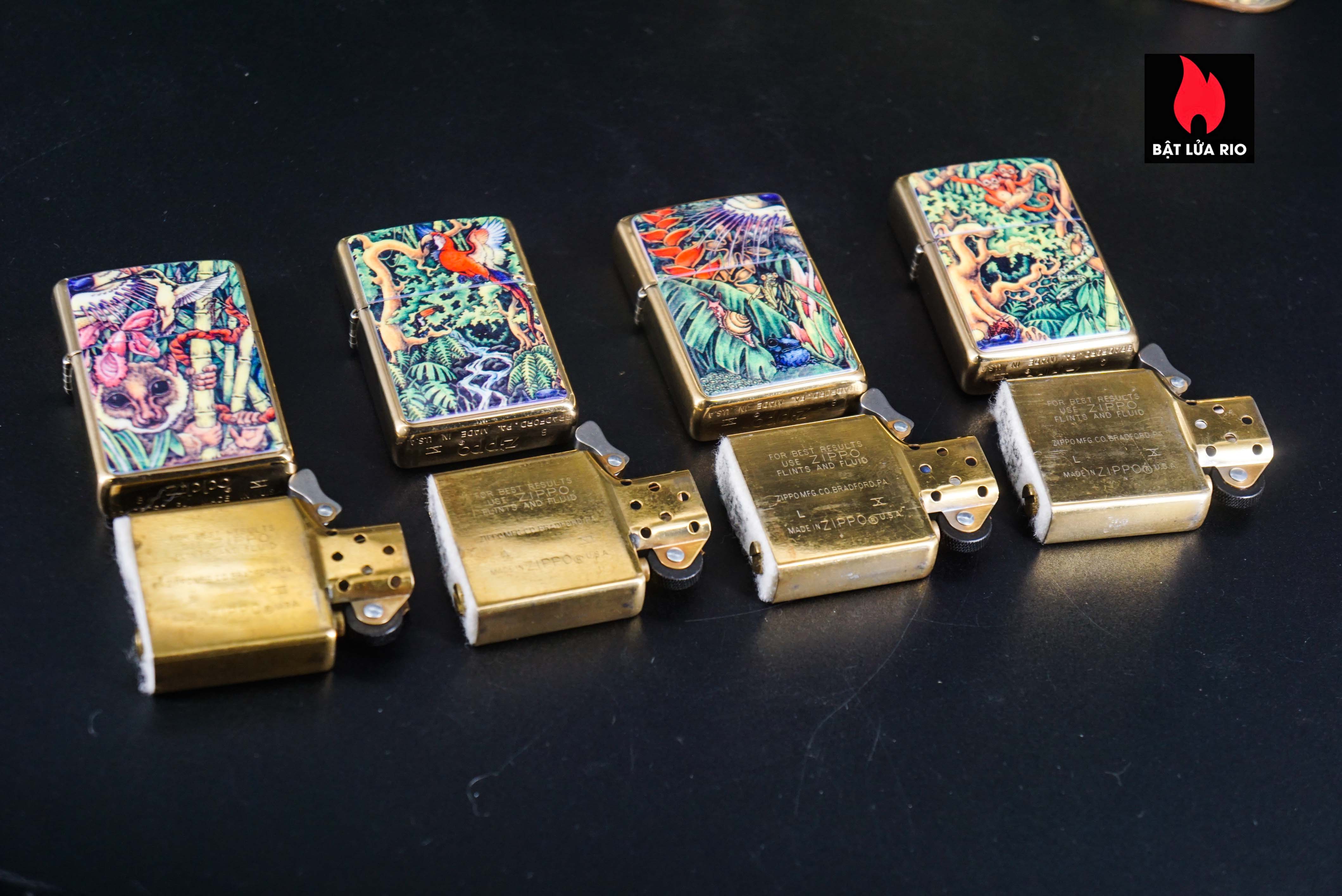 Zippo Set 1995 – Zippo Collectible 1995 COTY – Mystery of the Forest 74 Zippo Set 1995 – Zippo Collectible 1995 COTY – Mystery of the Forest 7