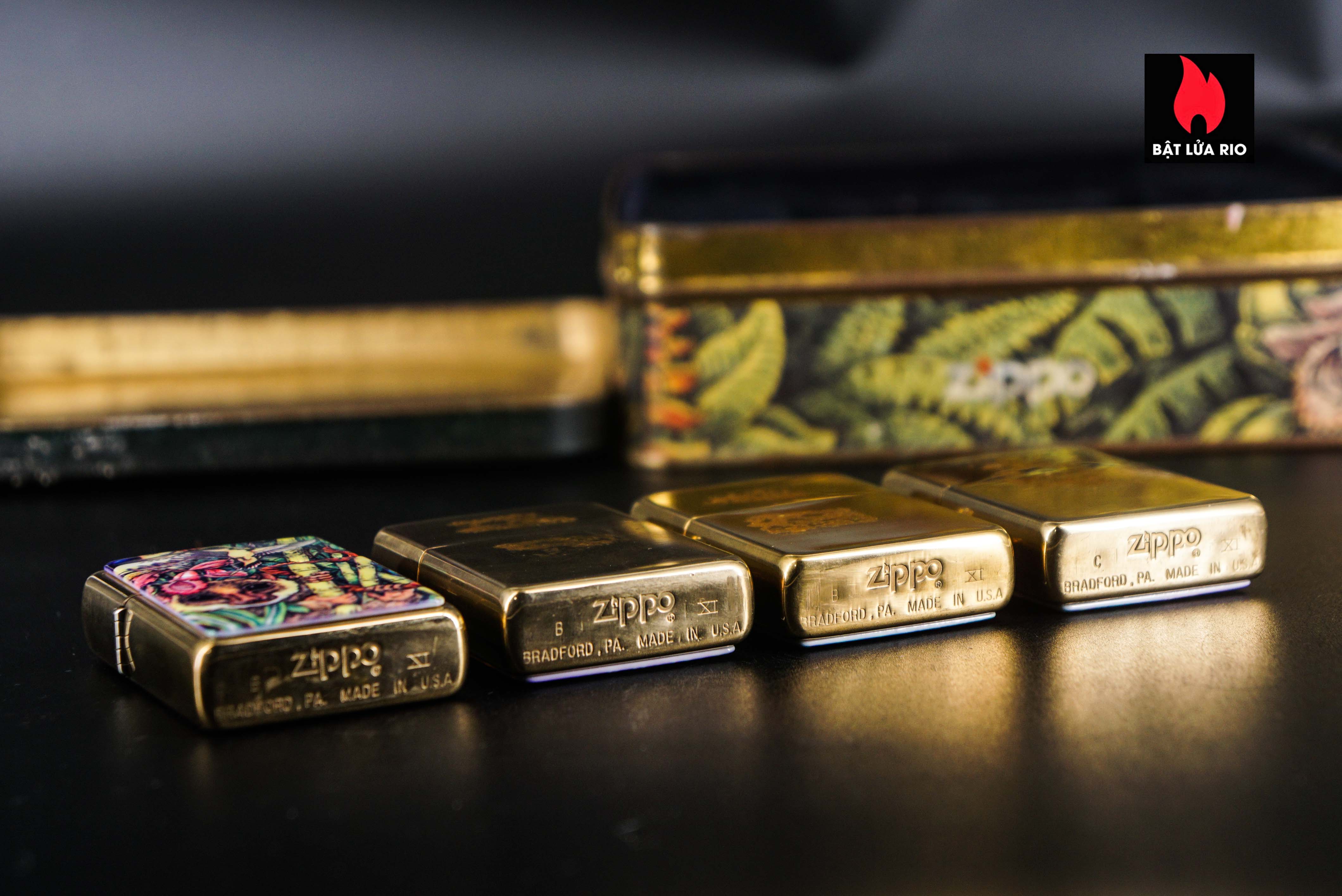 Zippo Set 1995 – Zippo Collectible 1995 COTY – Mystery of the Forest 72 Zippo Set 1995 – Zippo Collectible 1995 COTY – Mystery of the Forest 9