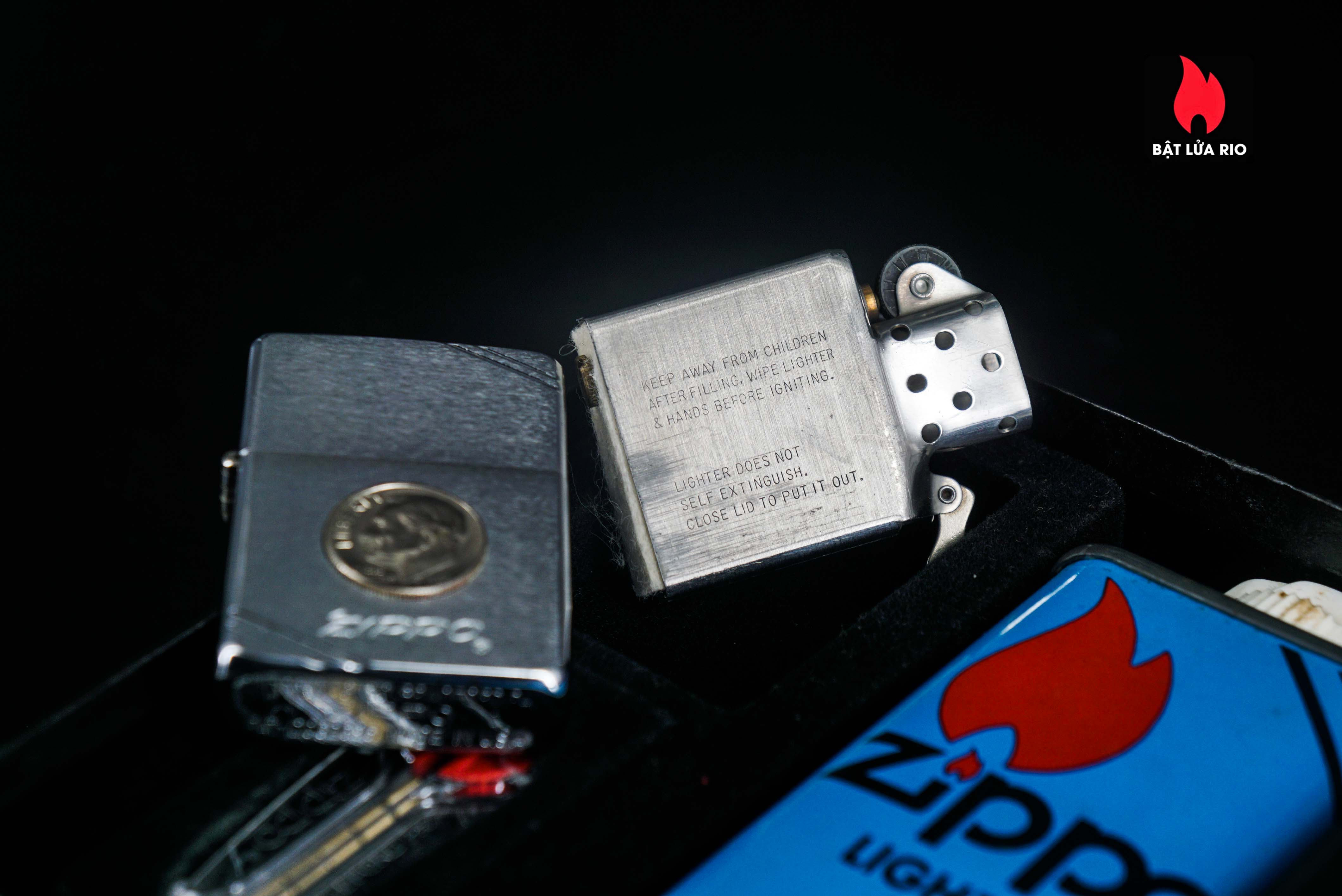 Zippo Set La Mã 1985 – I La Mã – Liberty 12
