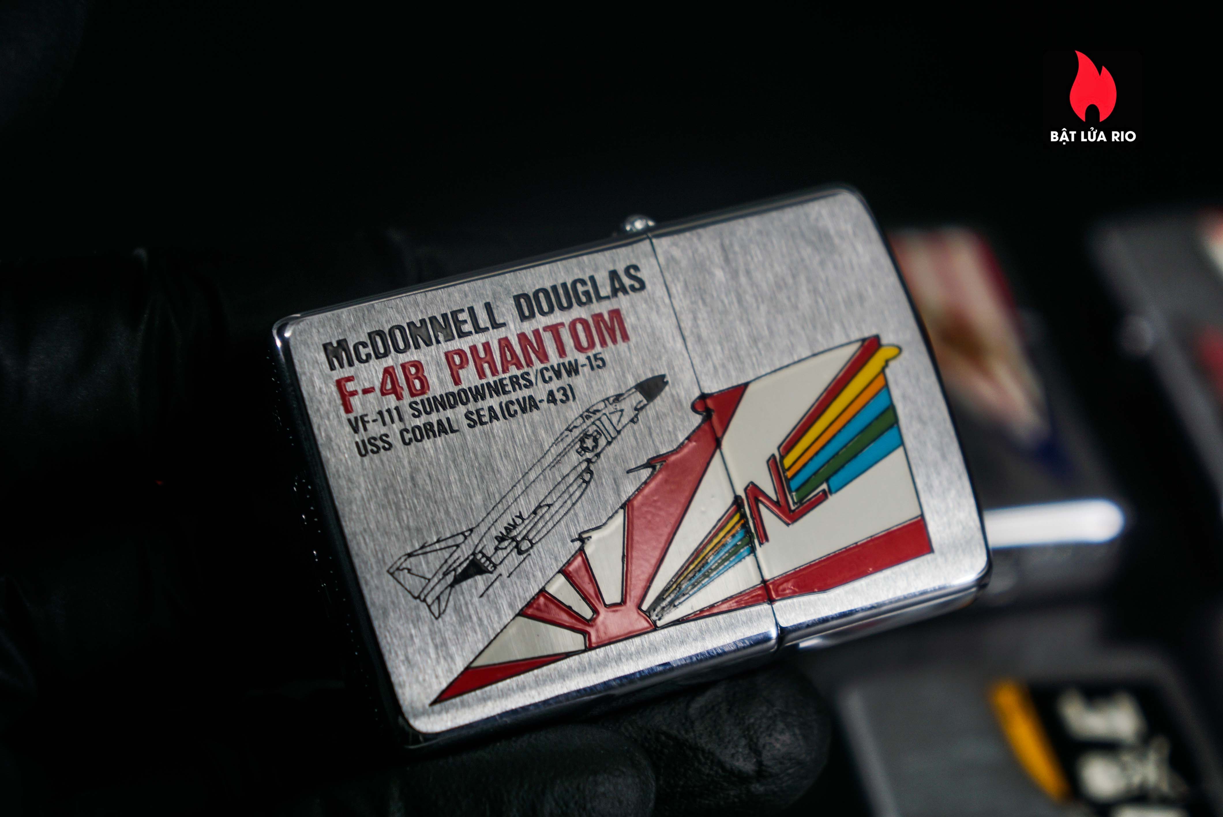 Zippo Set La Mã 1993 – U.S Navy – Mc Donnell Douglas F4 Phantoms 13