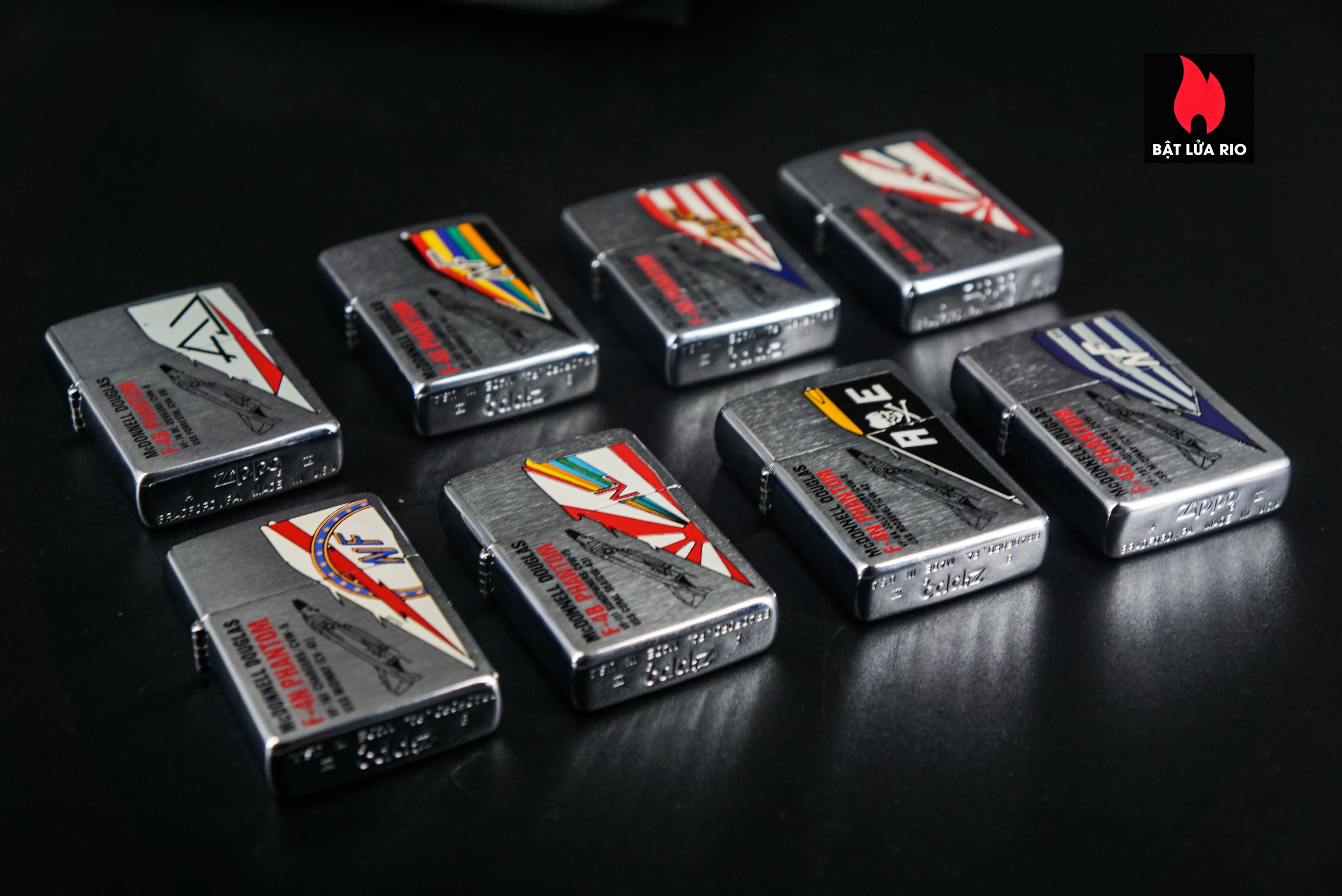 Zippo Set La Mã 1993 – U.S Navy – Mc Donnell Douglas F4 Phantoms 18