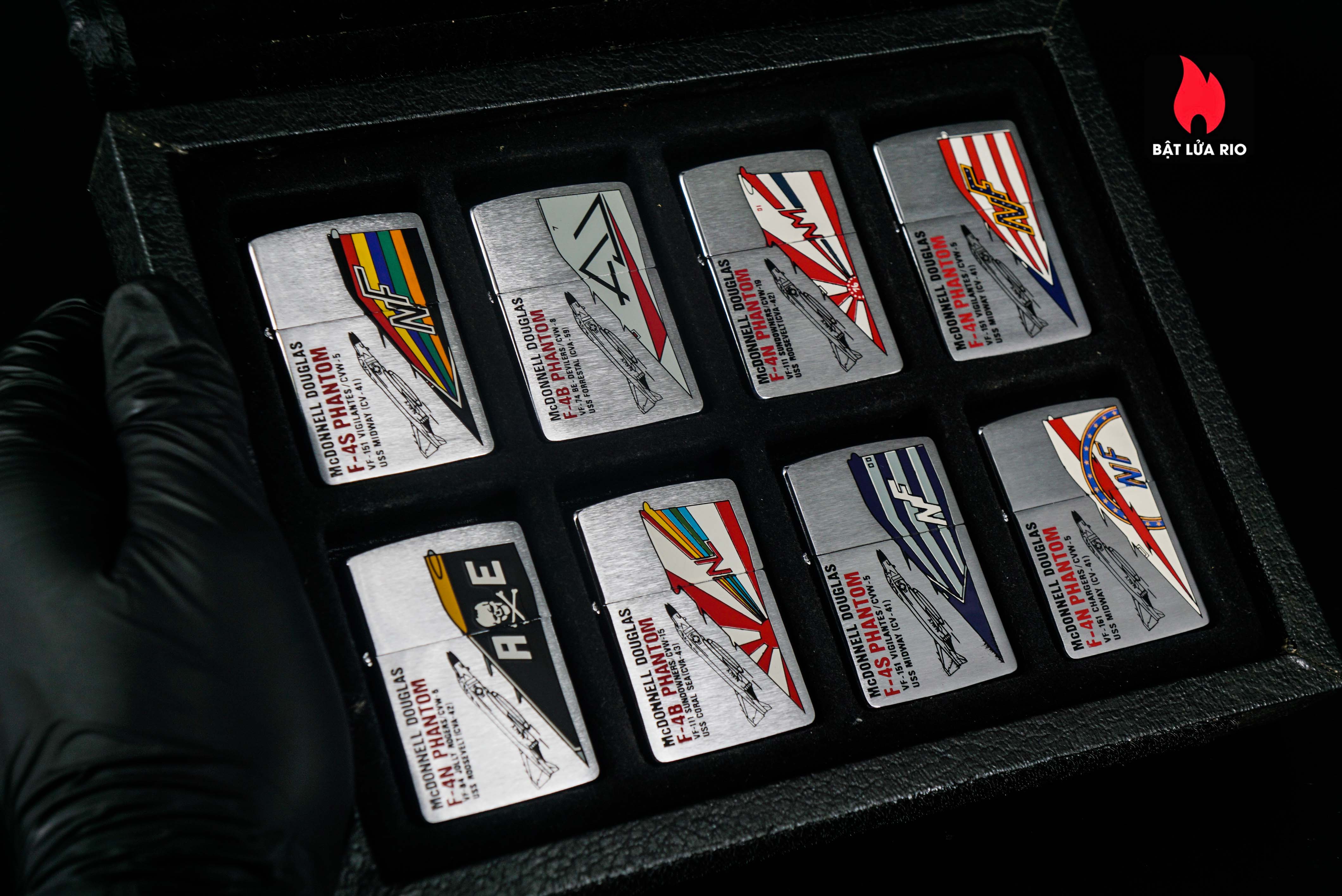 Zippo Set La Mã 1993 – U.S Navy – Mc Donnell Douglas F4 Phantoms