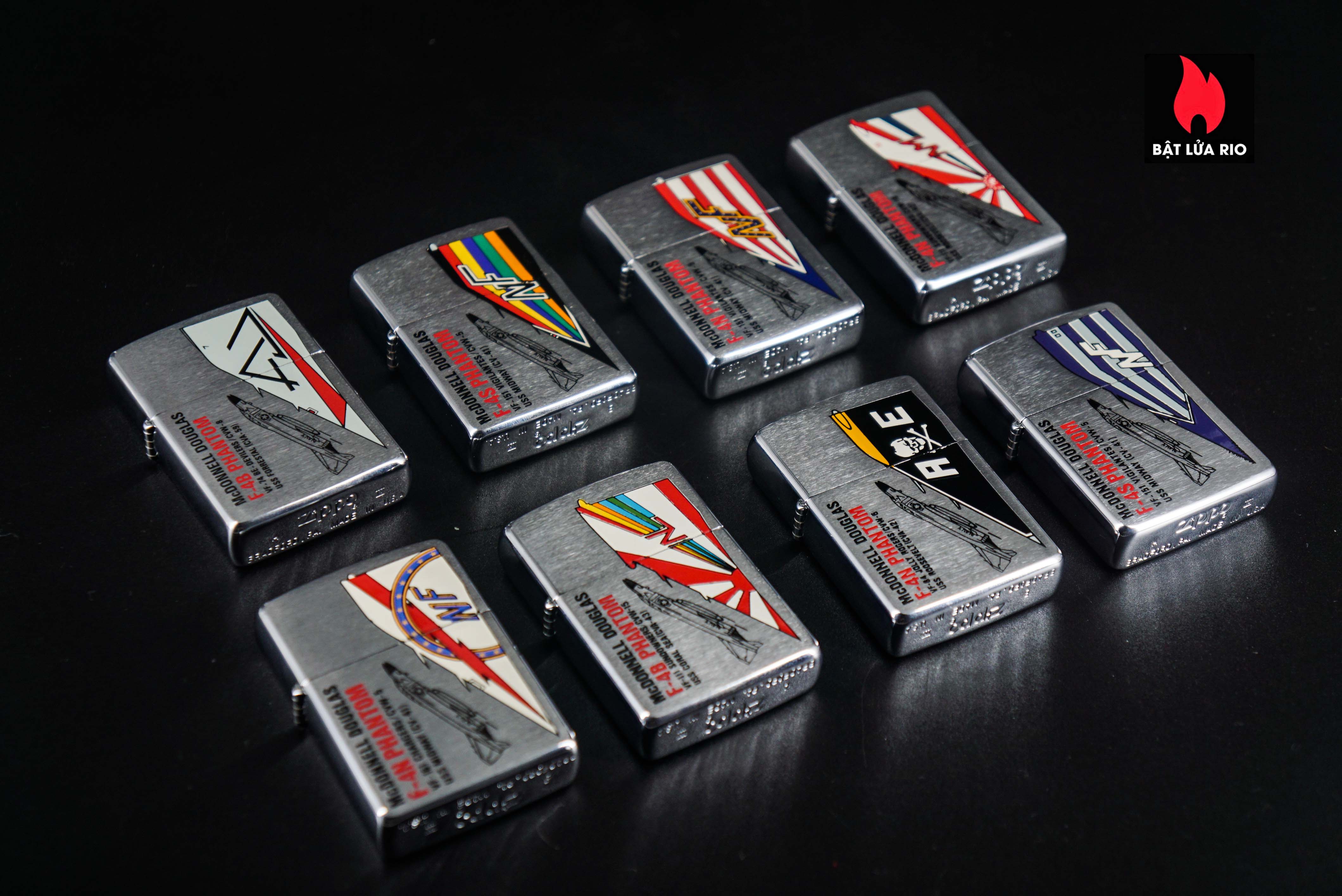 Zippo Set La Mã 1993 – U.S Navy – Mc Donnell Douglas F4 Phantoms 16