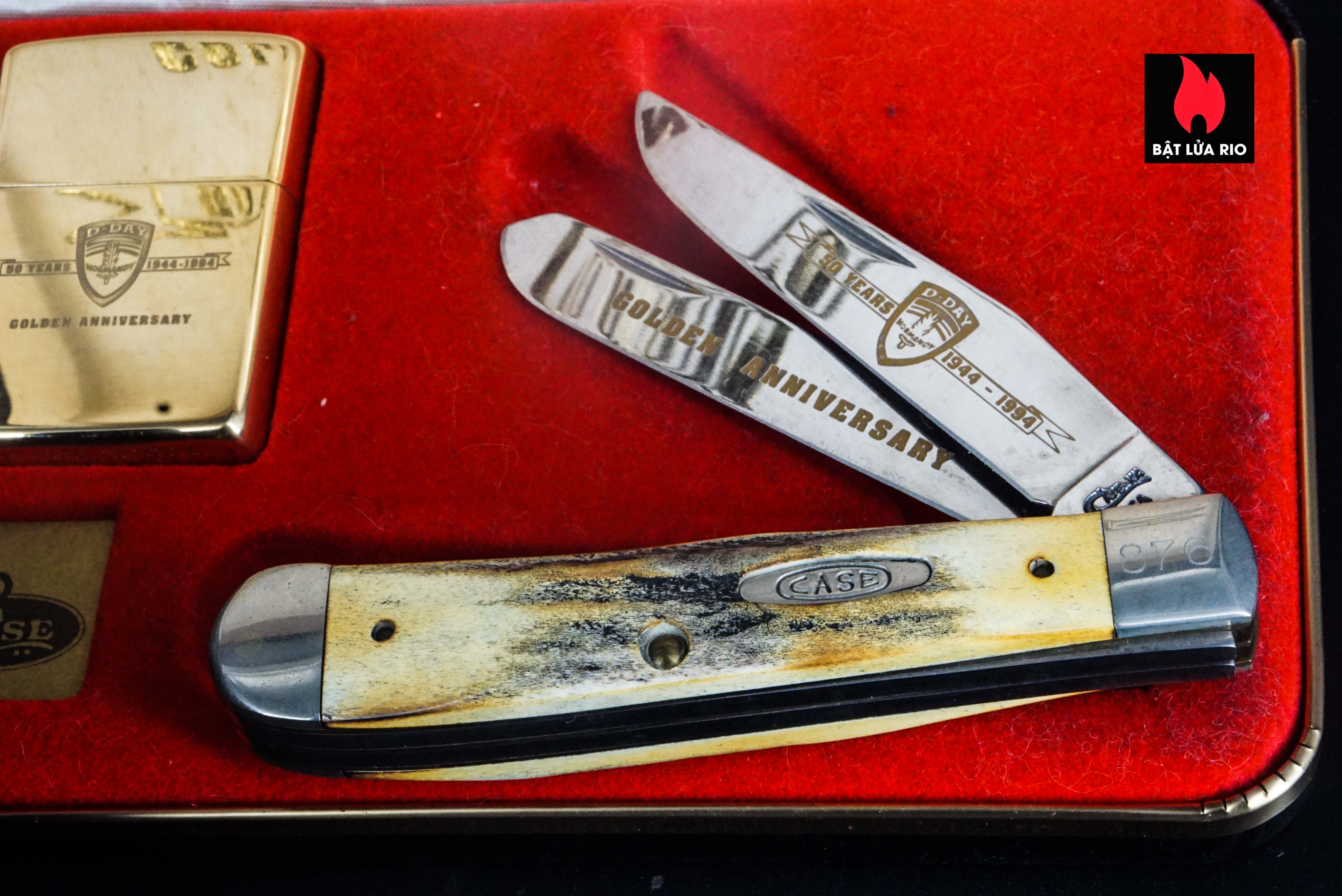 Zippo Set La Mã 1994 – D-Day Golden Anniversary – Normandy 50 Years 1944-1994 1