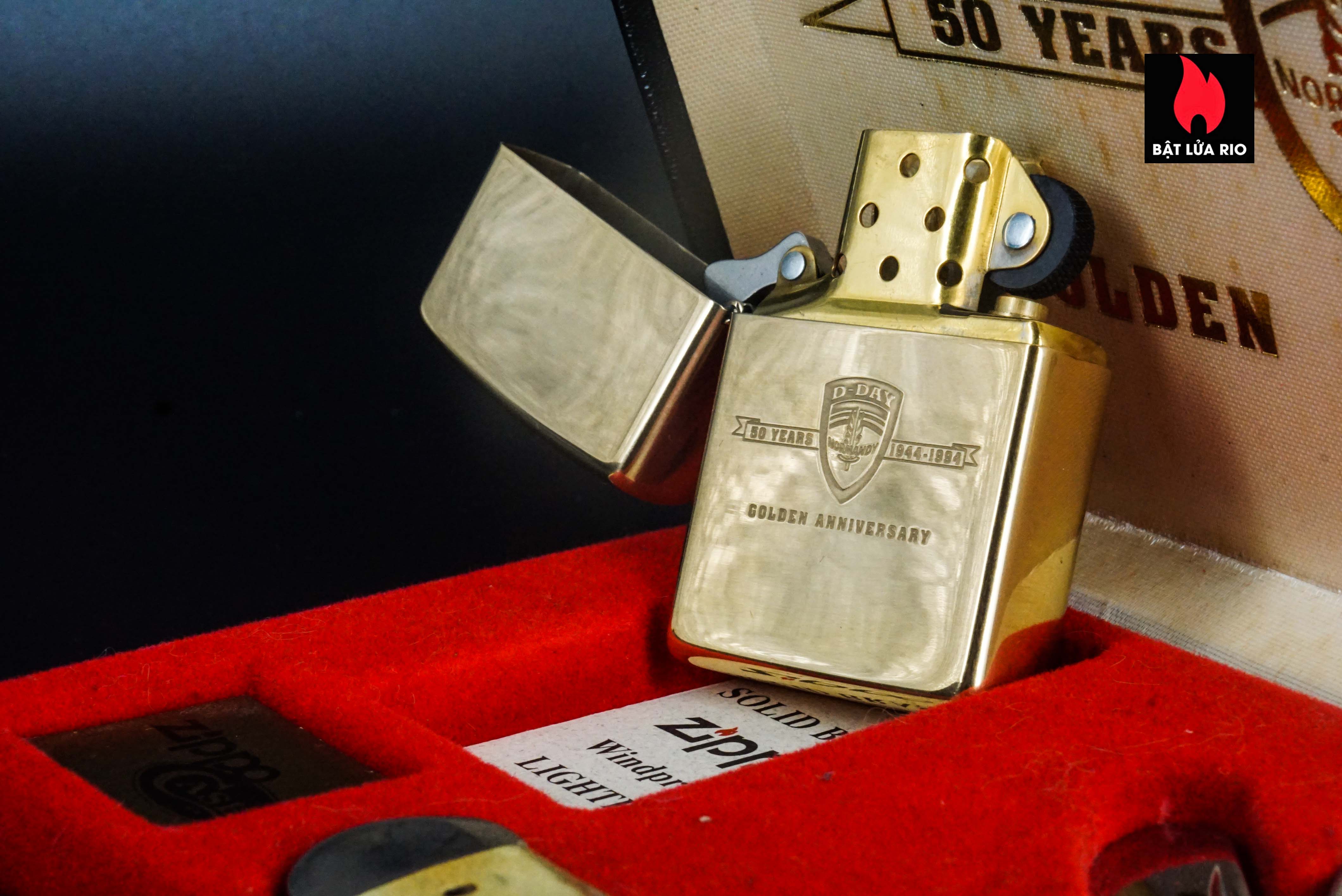 Zippo Set La Mã 1994 – D-Day Golden Anniversary – Normandy 50 Years 1944-1994 4