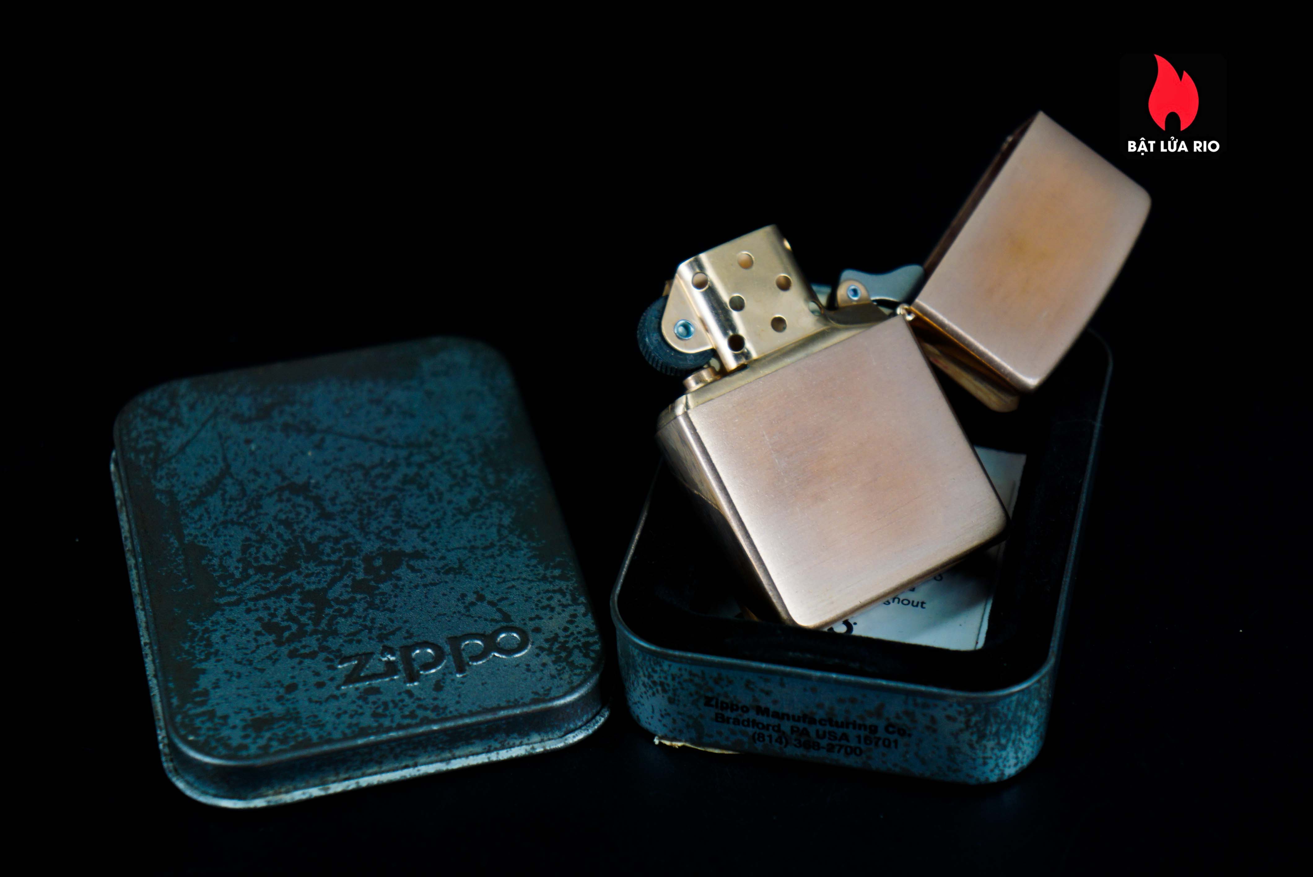 Zippo Solid Copper 2003 – Cent Never Spent – Đồng Đỏ 2003 40 Zippo Solid Copper 2003 – Cent Never Spent – Đồng Đỏ 2003 16