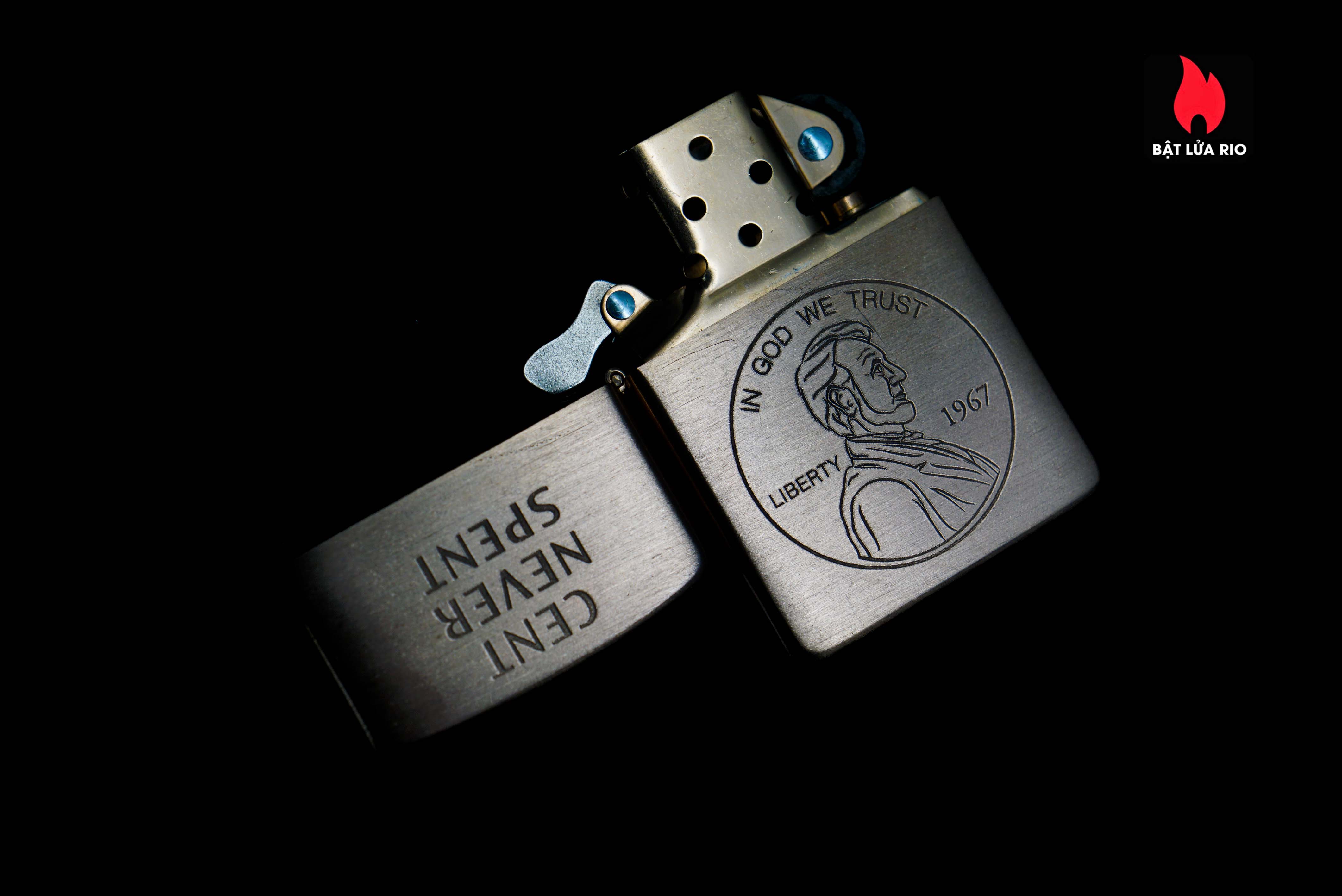 Zippo Solid Copper 2003 – Cent Never Spent – Đồng Đỏ 2003 50 Zippo Solid Copper 2003 – Cent Never Spent – Đồng Đỏ 2003 6