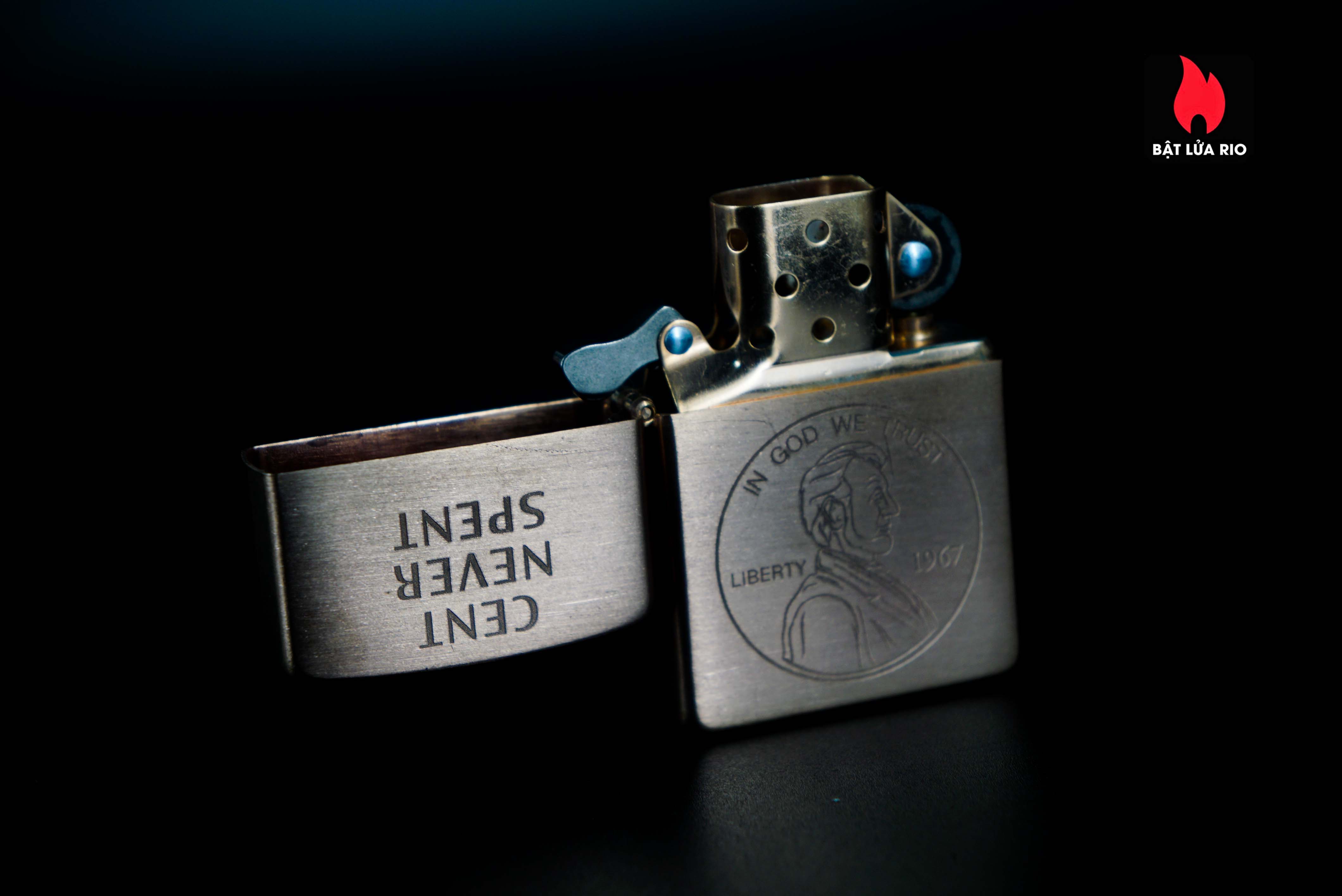 Zippo Solid Copper 2003 – Cent Never Spent – Đồng Đỏ 2003 48 Zippo Solid Copper 2003 – Cent Never Spent – Đồng Đỏ 2003 8