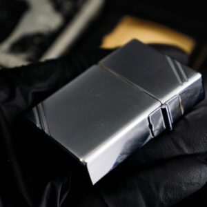 Zippo Xưa 1935 – Plain Trơn – Bản Lề Ngoài 3 Chấu – Ruột Pitton 16 Lỗ 23