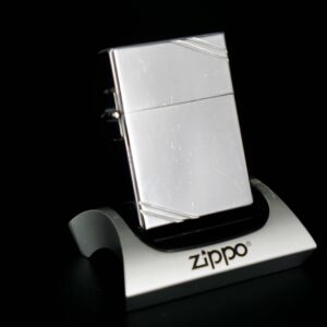 Zippo Xưa 1935 – Plain Trơn – Bản Lề Ngoài 3 Chấu – Ruột Pitton 16 Lỗ