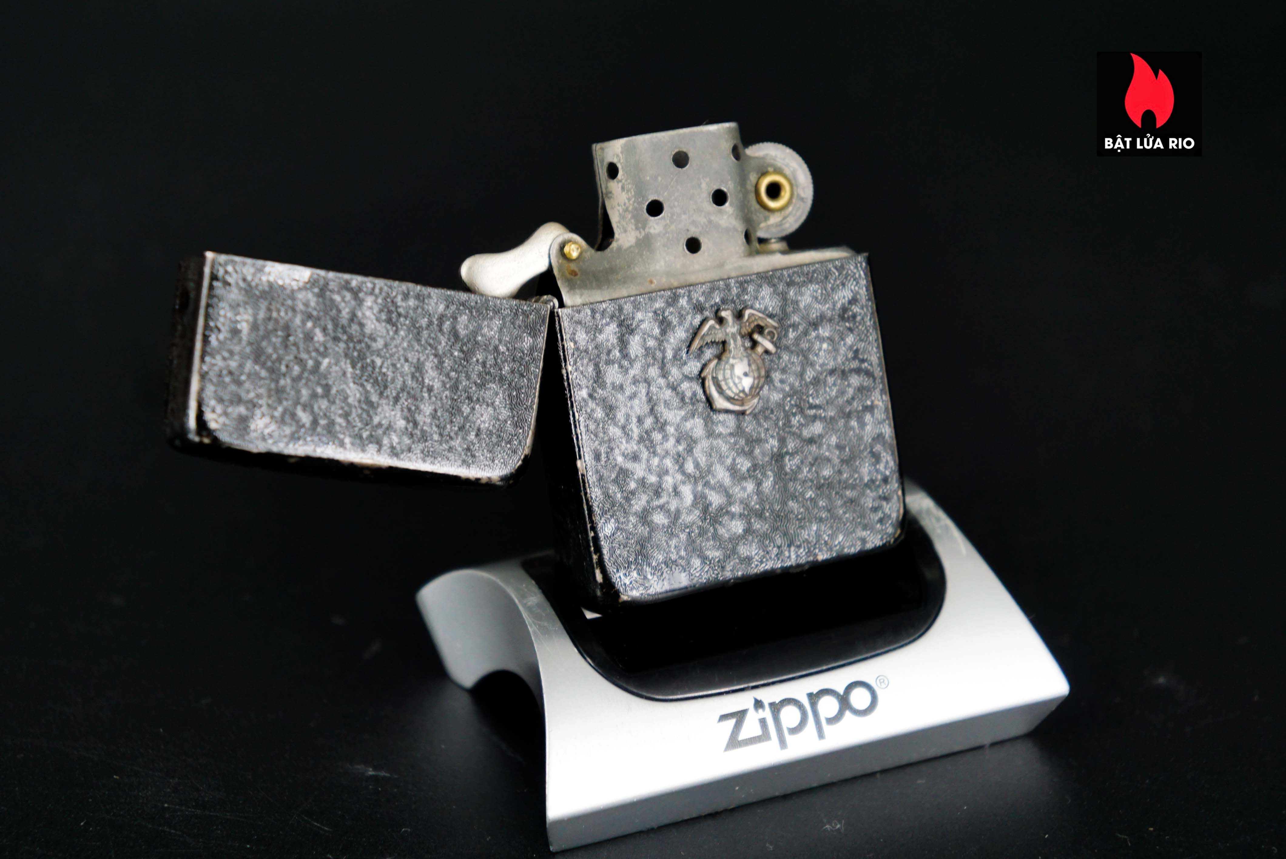 Zippo Xưa 1942 – Black Crackle – World War II – Us Navy 12