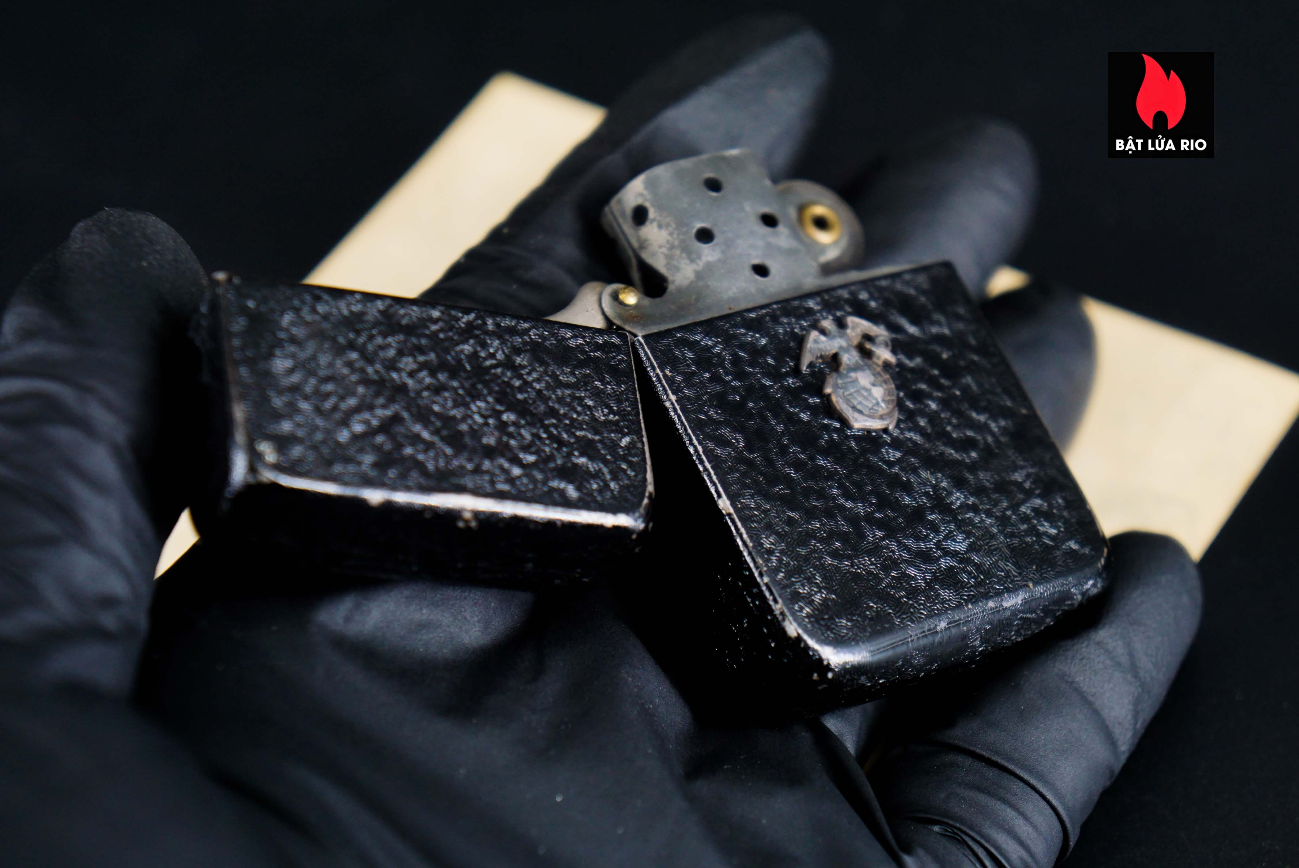 Zippo Xưa 1942 – Black Crackle – World War II – Us Navy 19