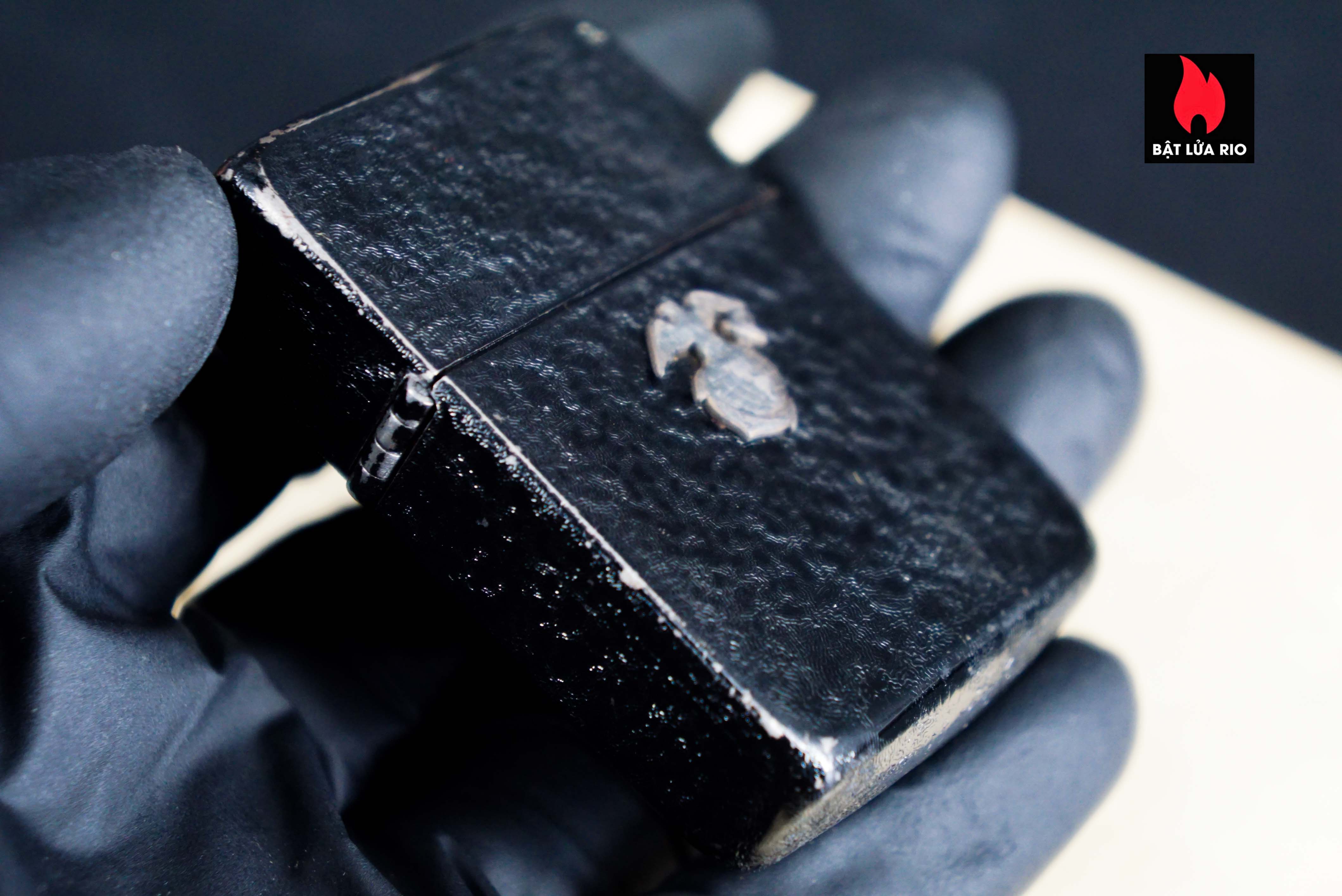 Zippo Xưa 1942 – Black Crackle – World War II – Us Navy 20
