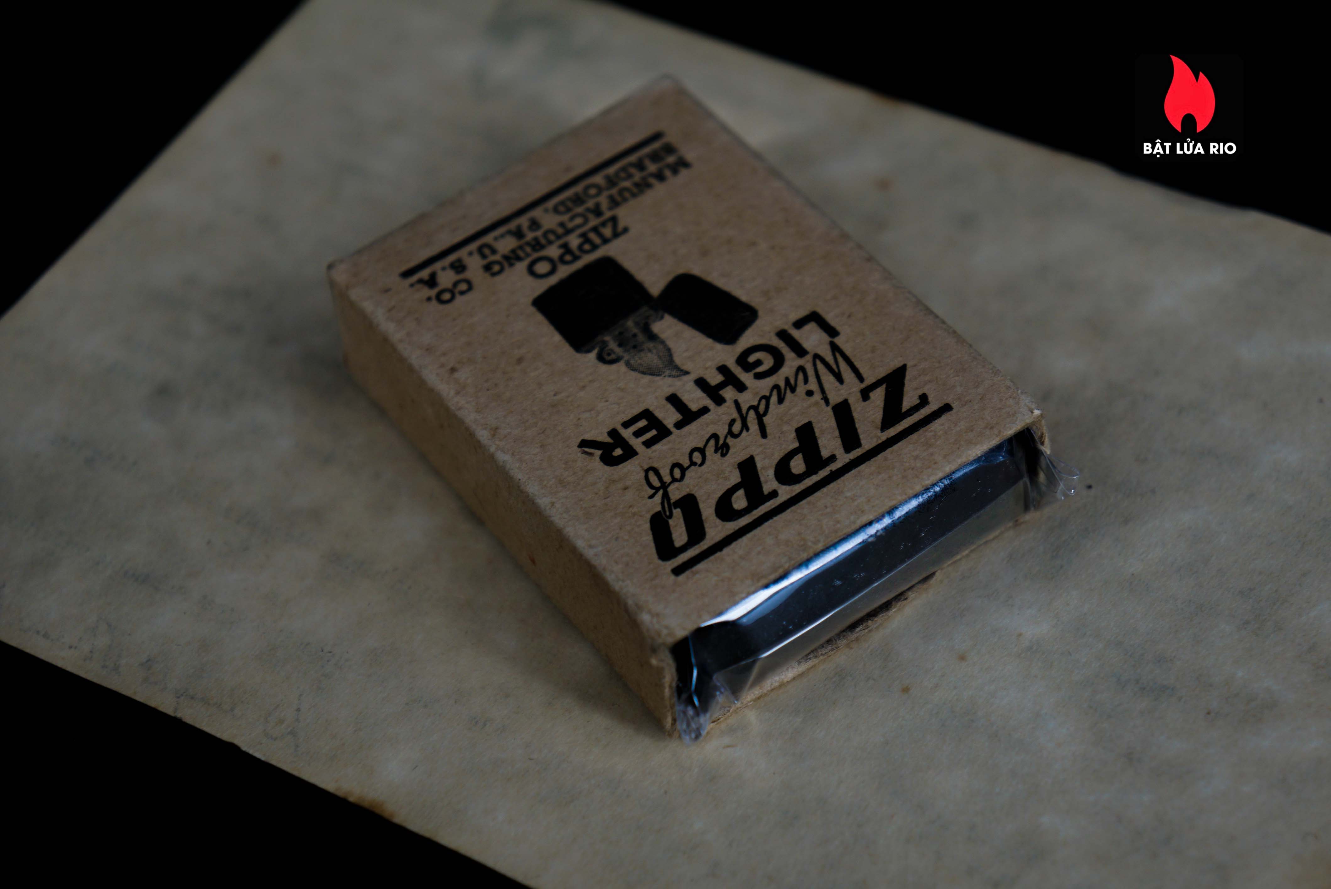 Zippo Xưa 1942 – Black Crackle – World War II – Us Navy 29