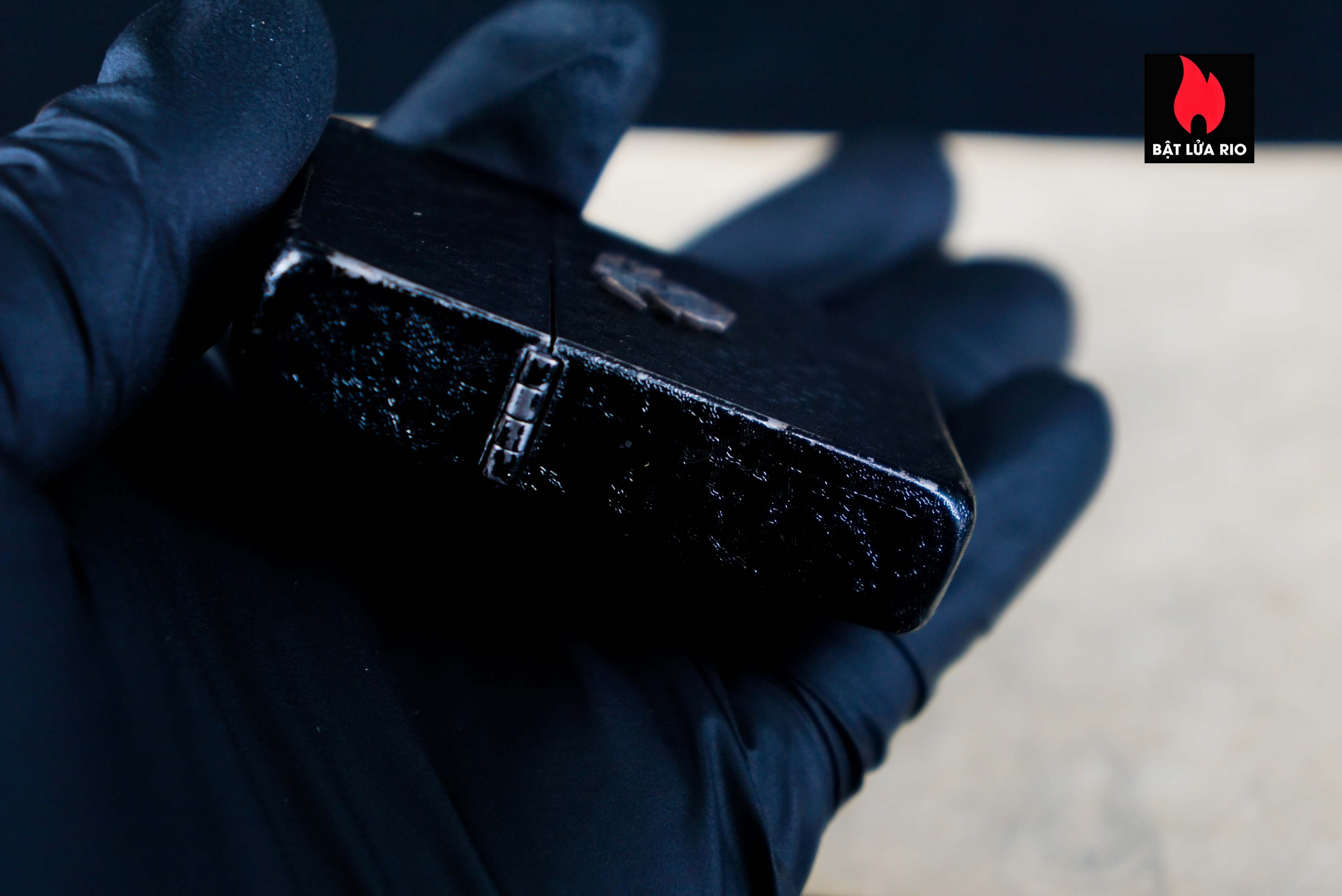Zippo Xưa 1942 – Black Crackle – World War II – Us Navy 5