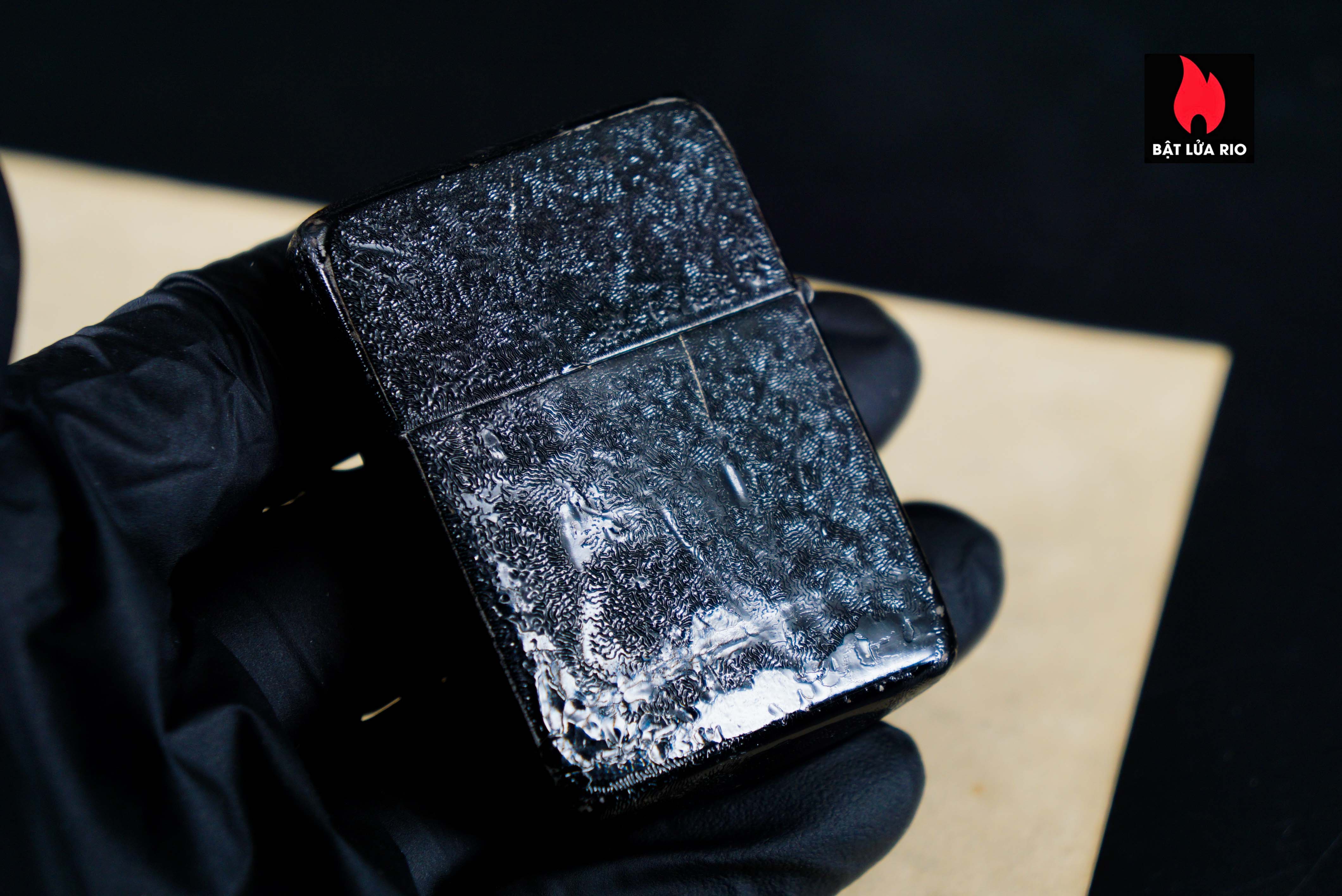 Zippo Xưa 1942 – Black Crackle – World War II – Us Navy 6