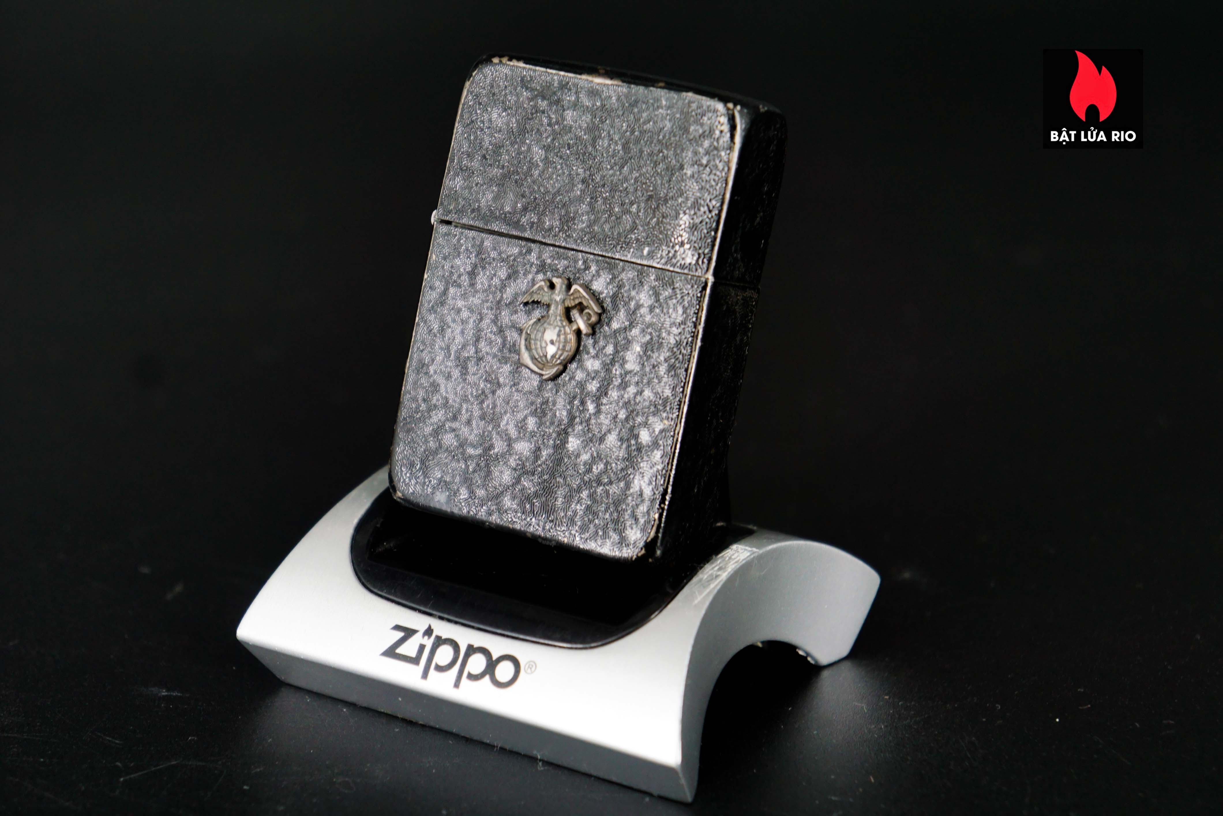 Zippo Xưa 1942 – Black Crackle – World War II – Us Navy 9
