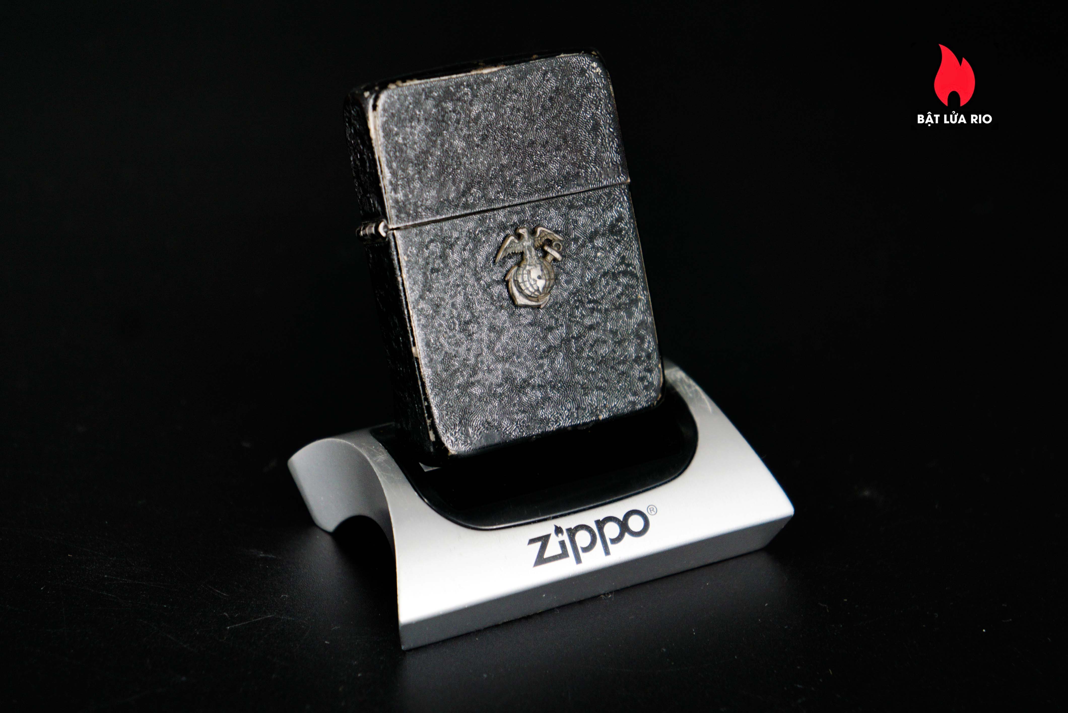 Zippo Xưa 1942 – Black Crackle – World War II – Us Navy