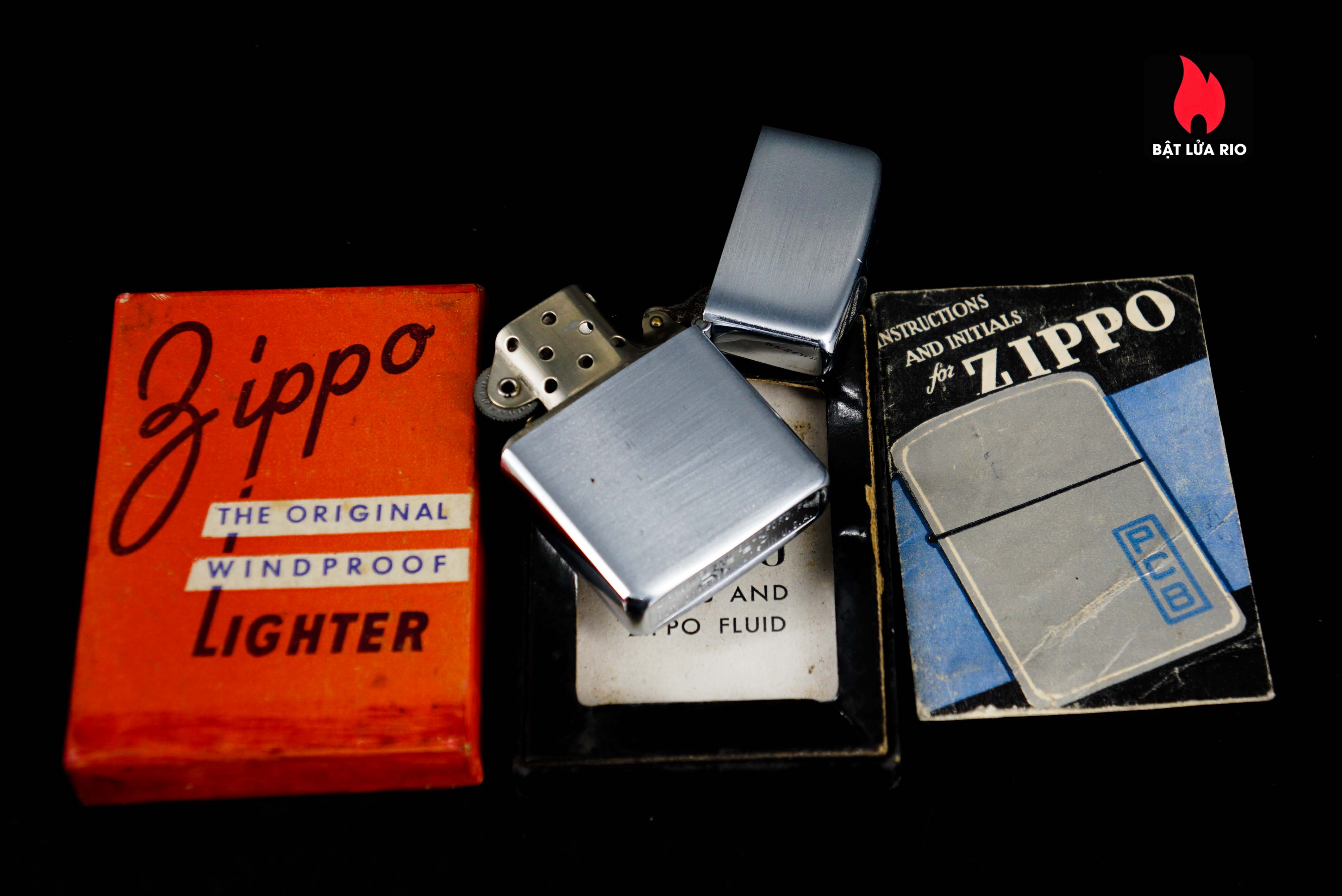 Zippo Xưa 1947 – Vỏ Nickel – Ruột Nikel – Richfield Oil Company 17