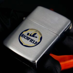 Zippo Xưa 1947 – Vỏ Nickel – Ruột Nikel – Richfield Oil Company 2