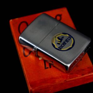 Zippo Xưa 1947 – Vỏ Nickel – Ruột Nikel – Richfield Oil Company 3