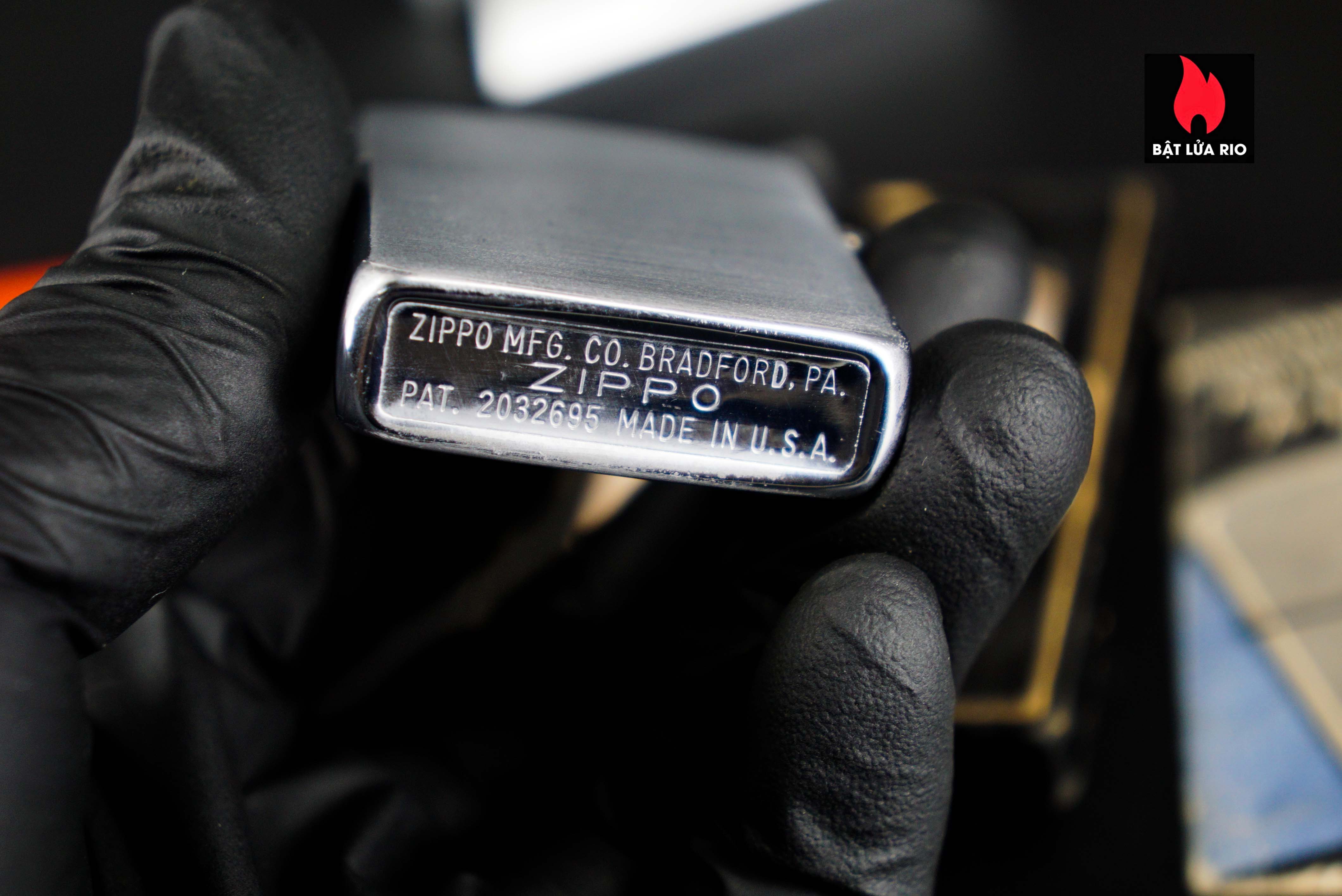 Zippo Xưa 1947 – Vỏ Nickel – Ruột Nikel – Richfield Oil Company 8