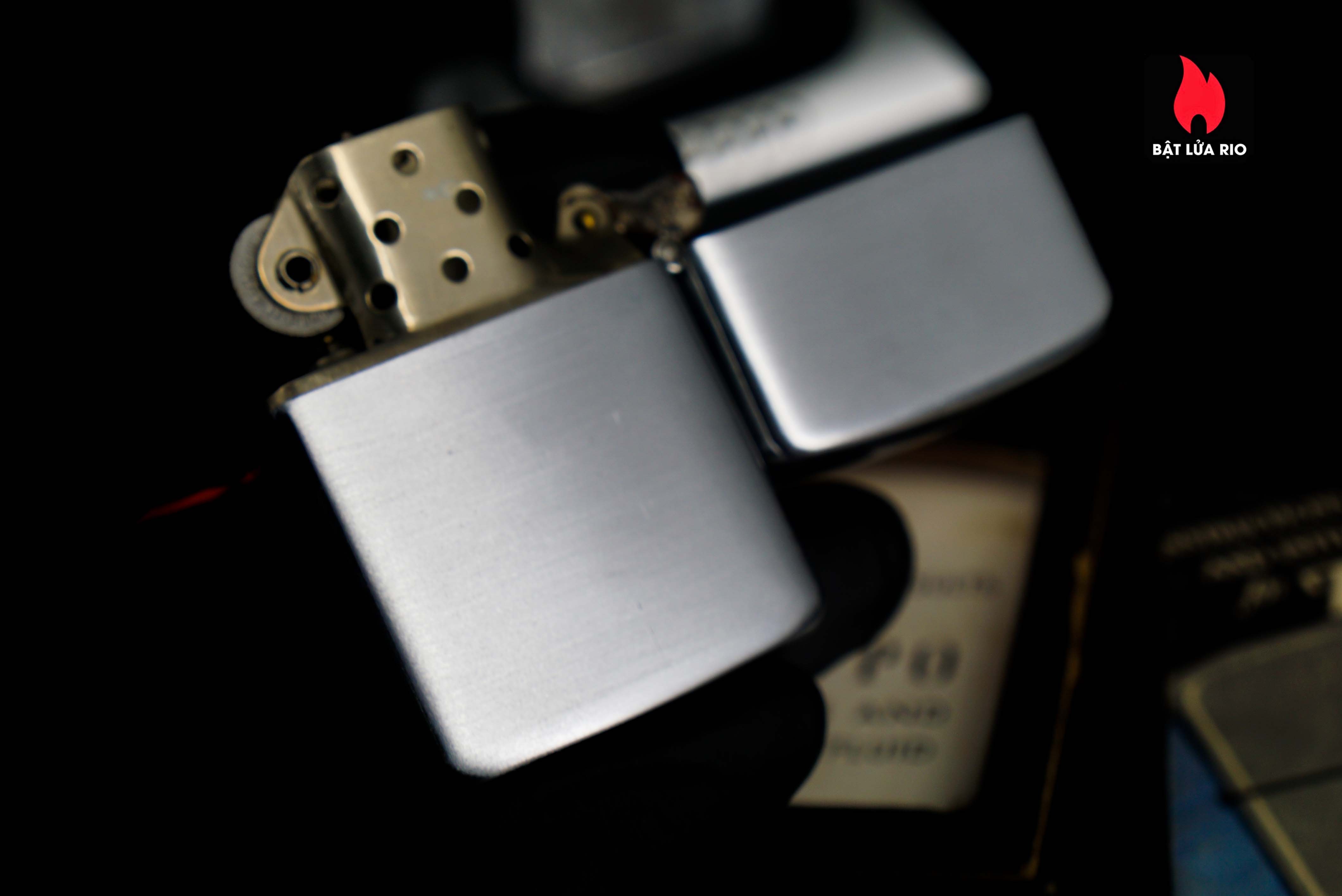 Zippo Xưa 1947 – Vỏ Nickel – Ruột Nikel – Richfield Oil Company 9