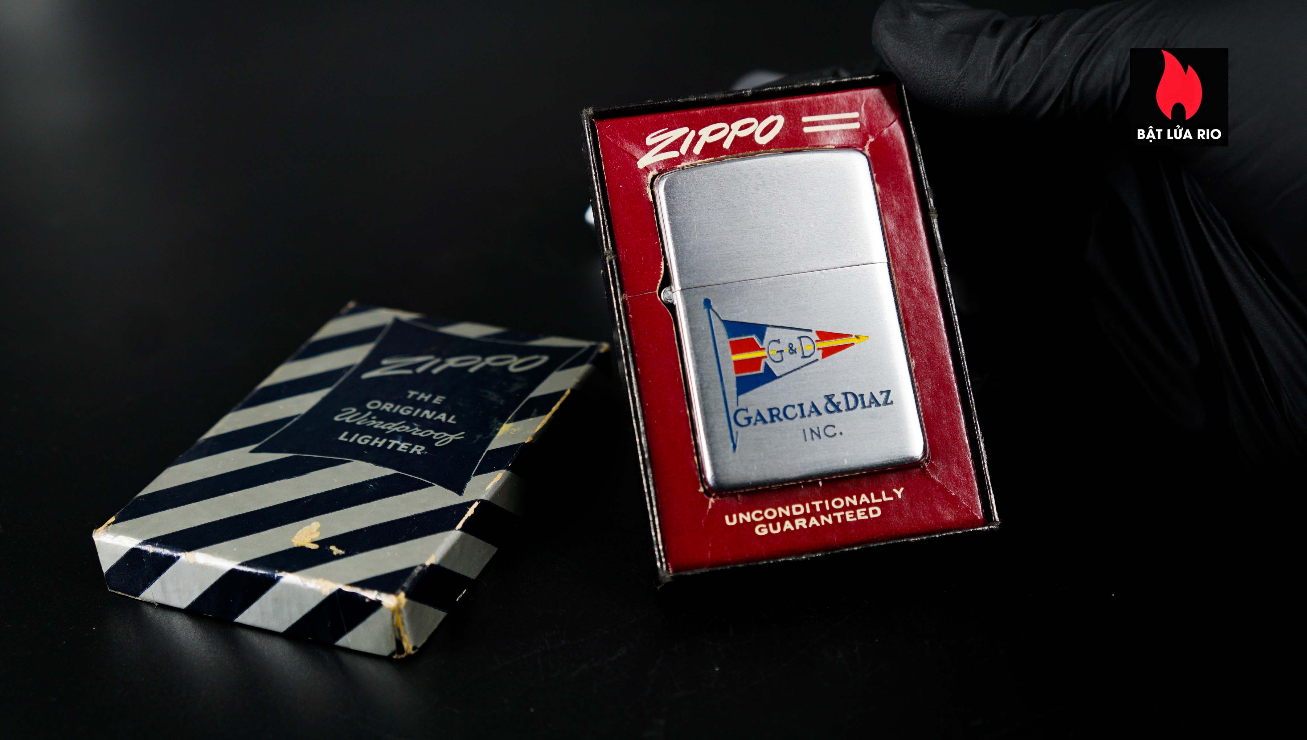 Zippo Xưa 1949-1950 – Garcia & Diaz 1