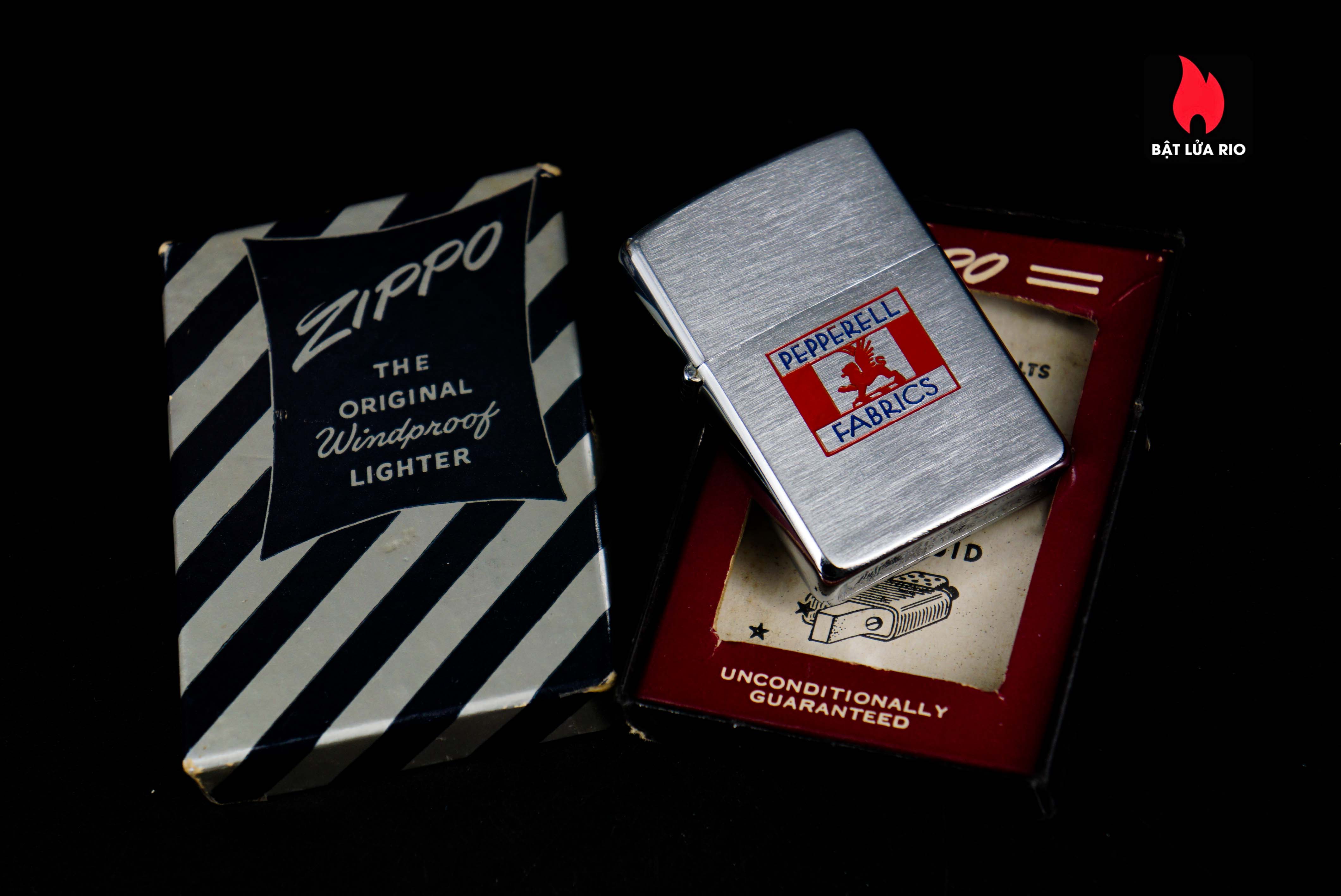 Zippo Xưa 1949-1950 – Pepperell Fabrics 24