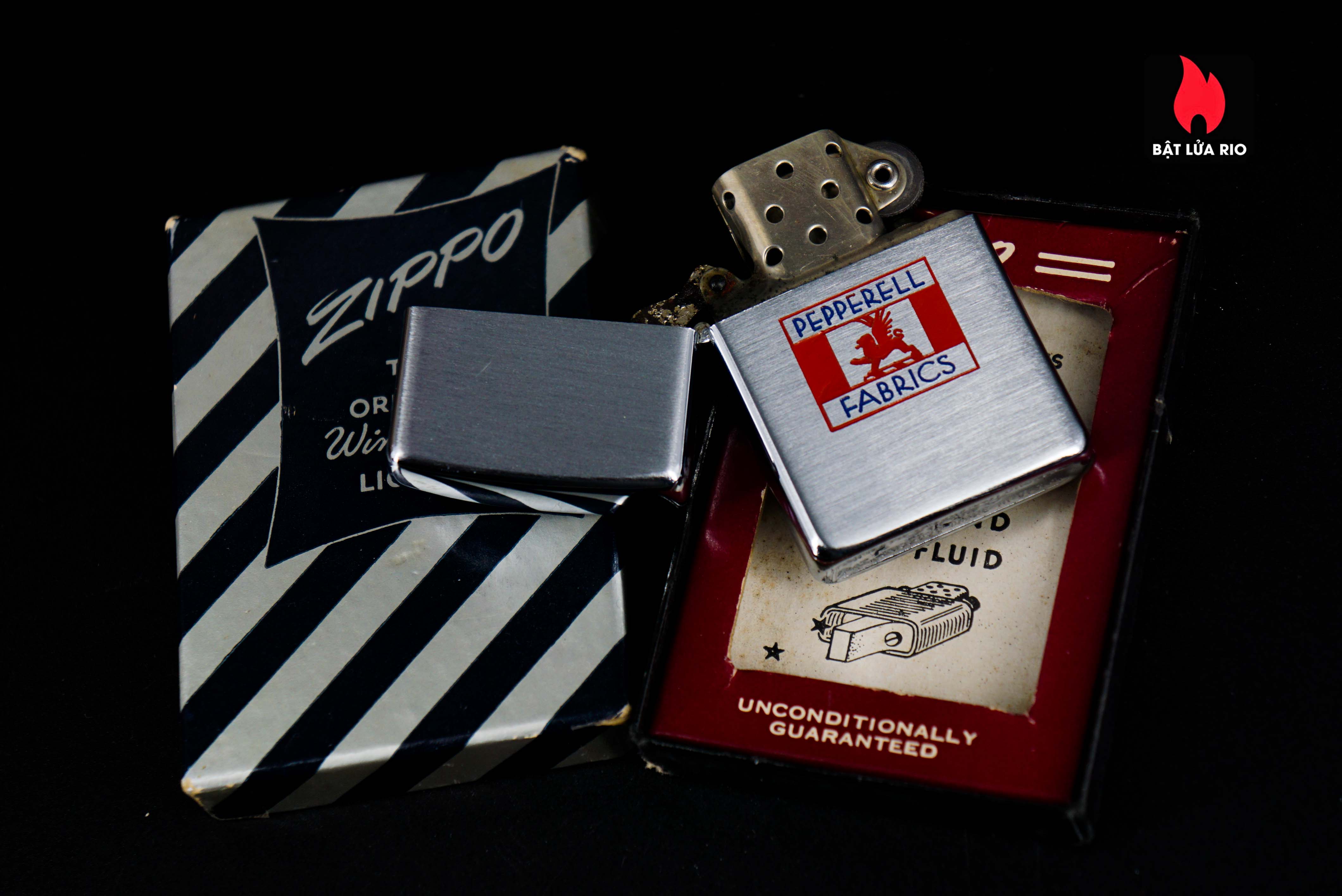 Zippo Xưa 1949-1950 – Pepperell Fabrics 25