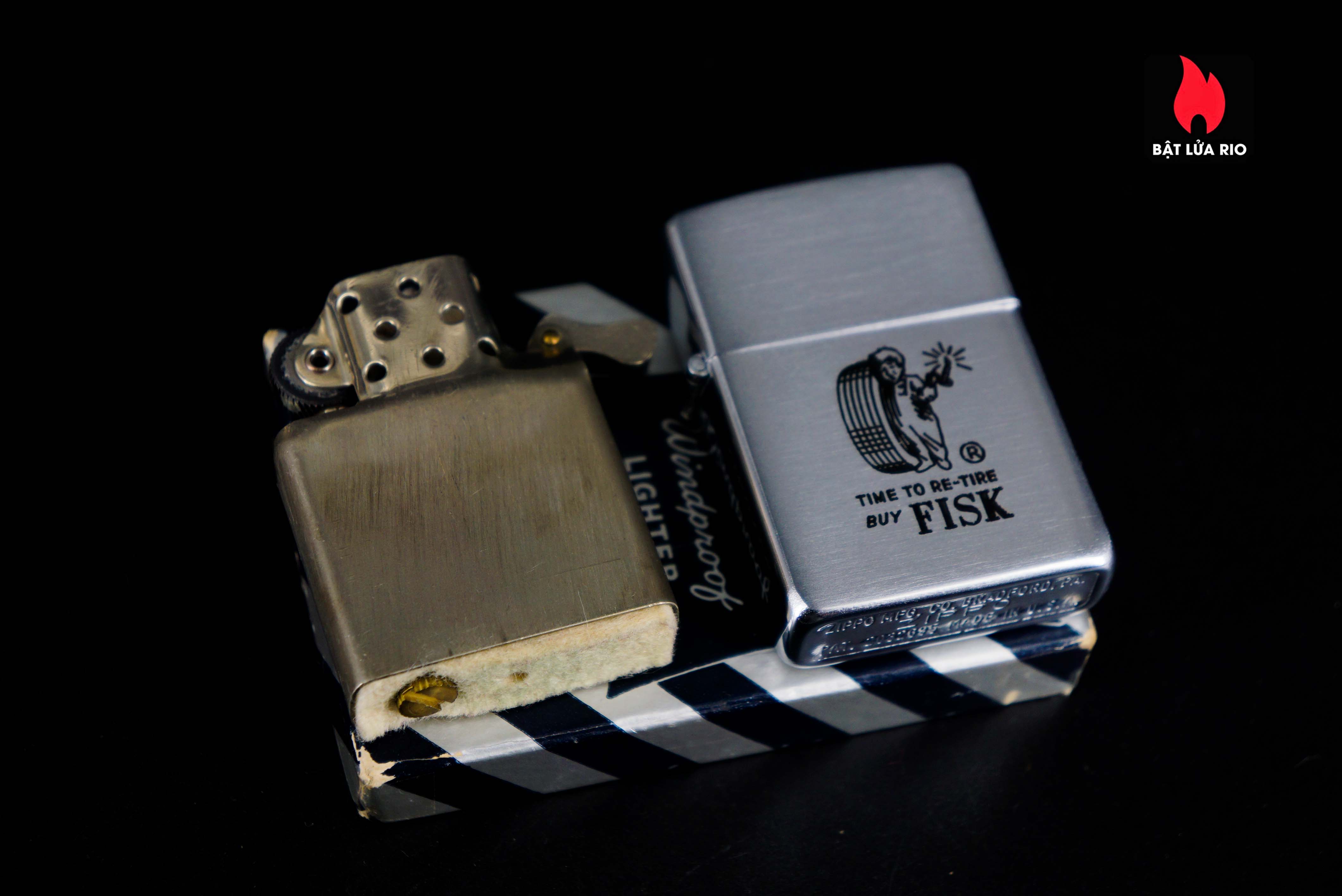 Zippo Xưa 1949-1950 – Time To Re-Tire Buy Fisk 14