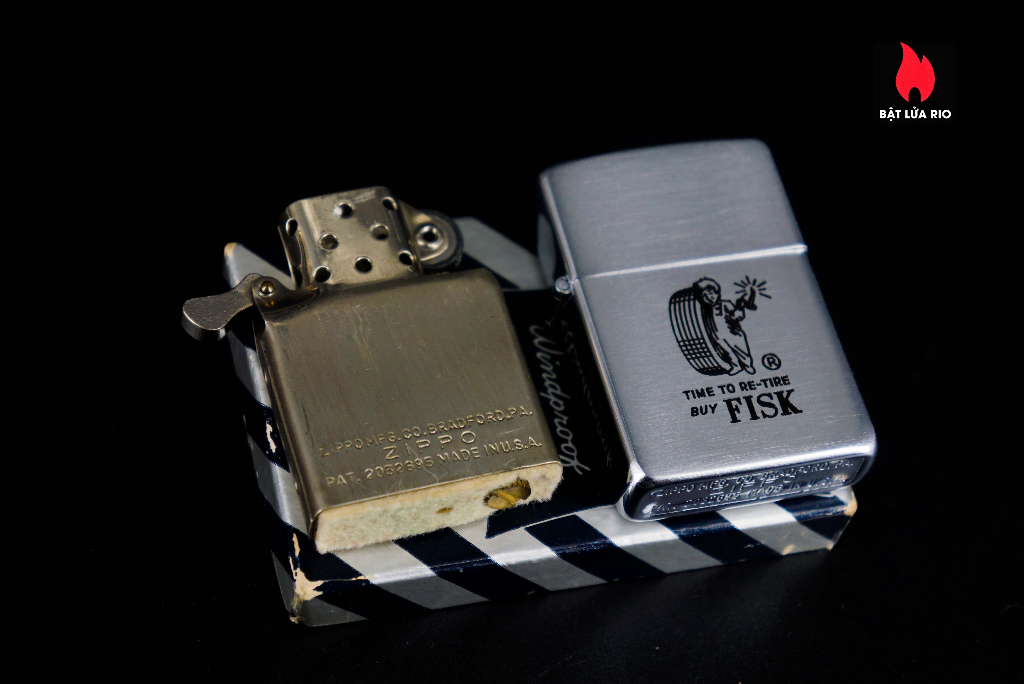 Zippo Xưa 1949-1950 – Time To Re-Tire Buy Fisk 15