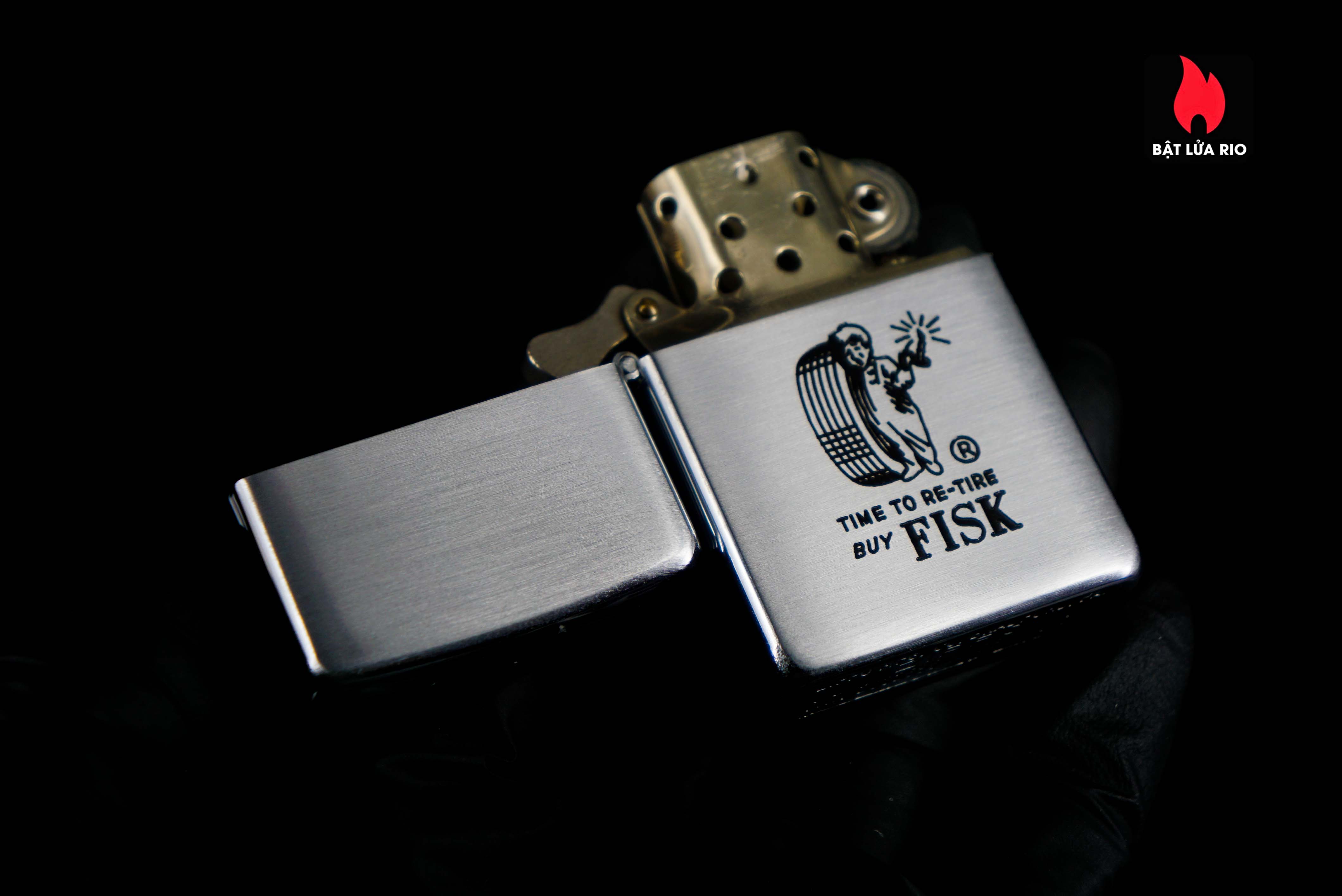 Zippo Xưa 1949-1950 – Time To Re-Tire Buy Fisk 5