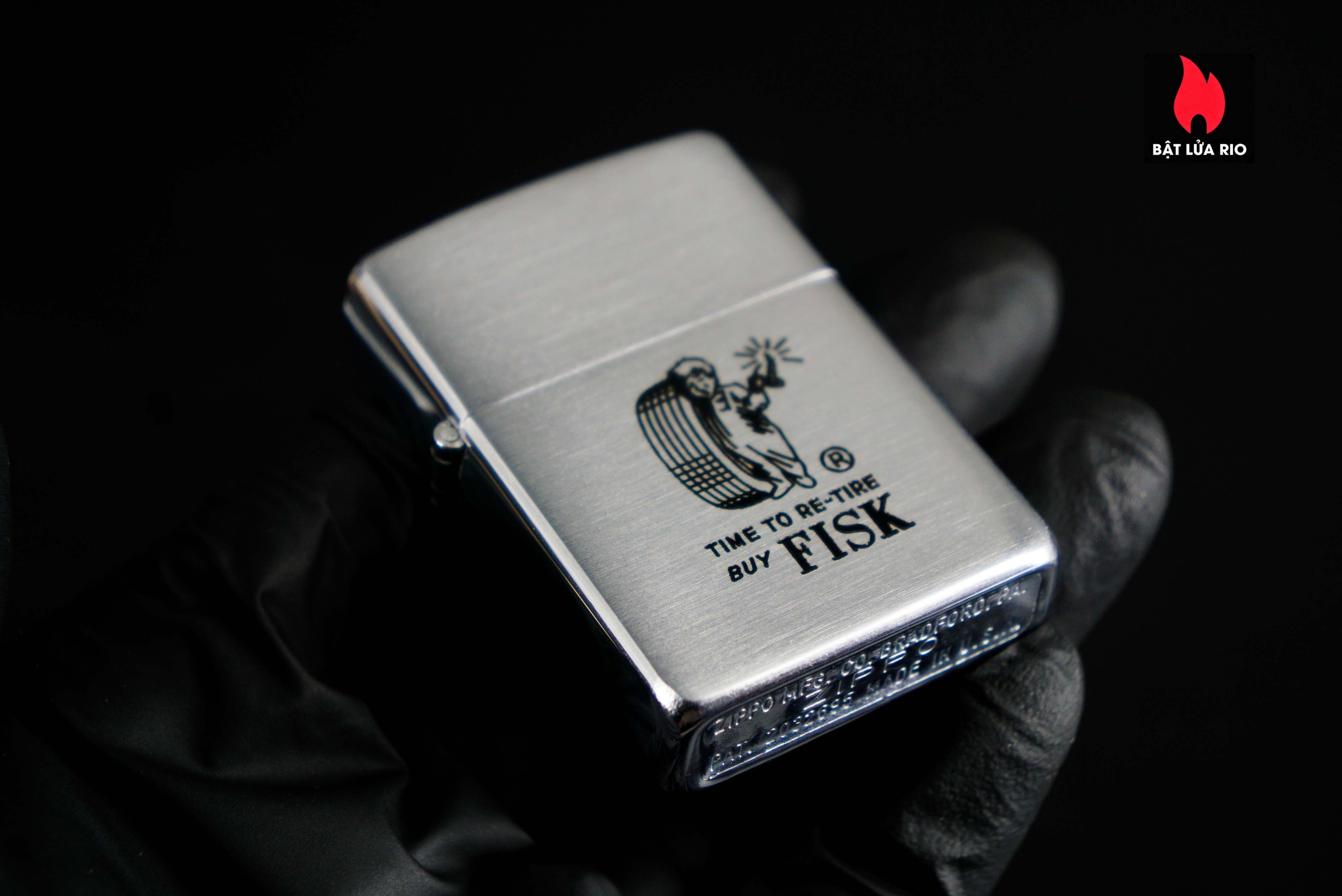 Zippo Xưa 1949-1950 – Time To Re-Tire Buy Fisk 7
