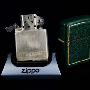 Zippo Xưa 1950 – Green Full Leather Wrap 13