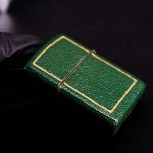 Zippo Xưa 1950 – Green Full Leather Wrap 14