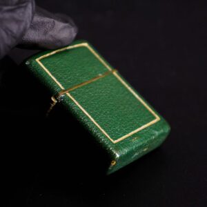 Zippo Xưa 1950 – Green Full Leather Wrap 15