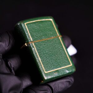 Zippo Xưa 1950 – Green Full Leather Wrap 19
